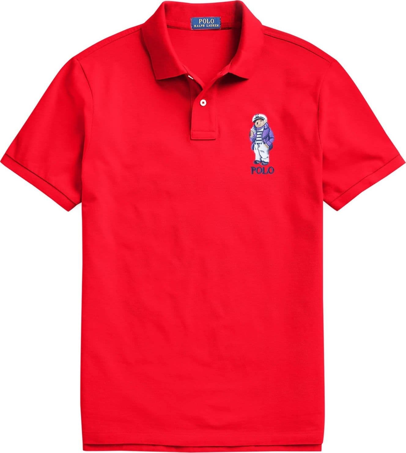 Polo Ralph Lauren Uomo Polo Bear Mezze Maniche Polo Con Orsetto Ricamato Logo Medio Polo Colletto 2 Bottoni Maniche Corte in Polo Euforia - Bronte, commercioVirtuoso.it