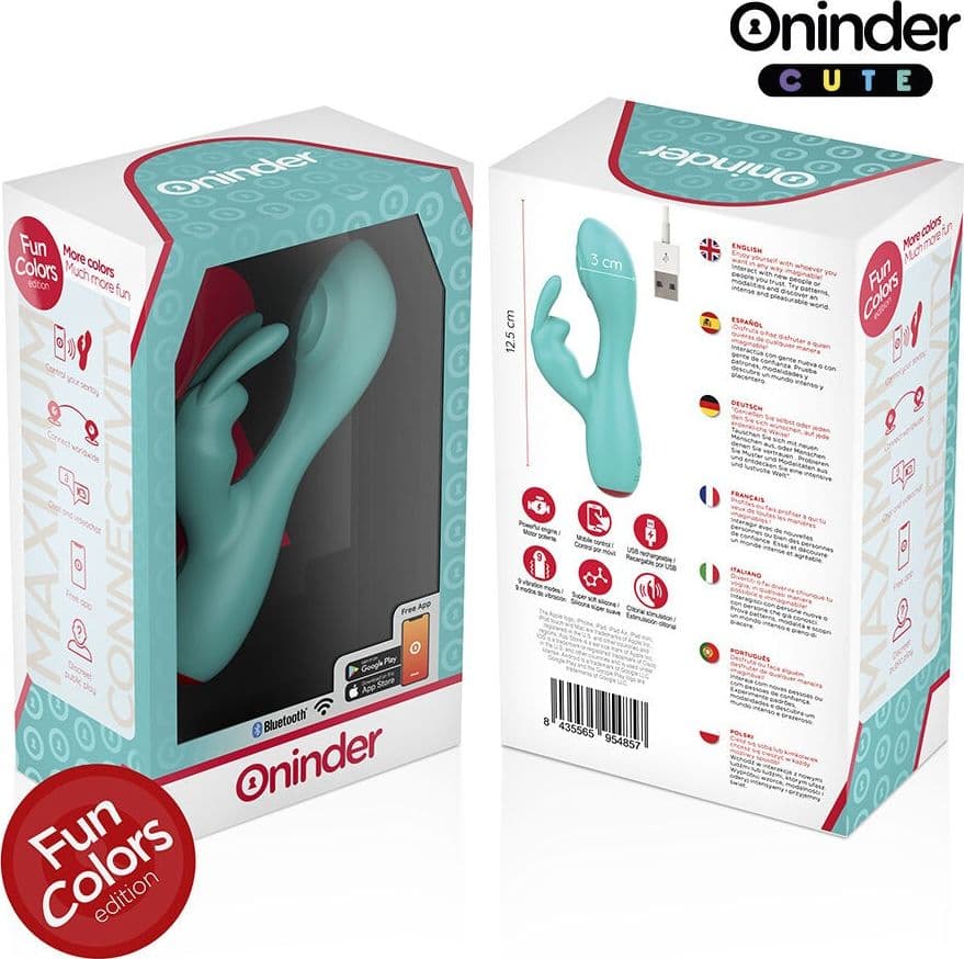 ONINDER CUTE - VIBRATORE CLITORIDEO PUNTO G LOVE BUNNY - APP GRATUITA IN TUTTO IL MONDO in Vibratori Rabbit Desideria Shop - Latina, commercioVirtuoso.it