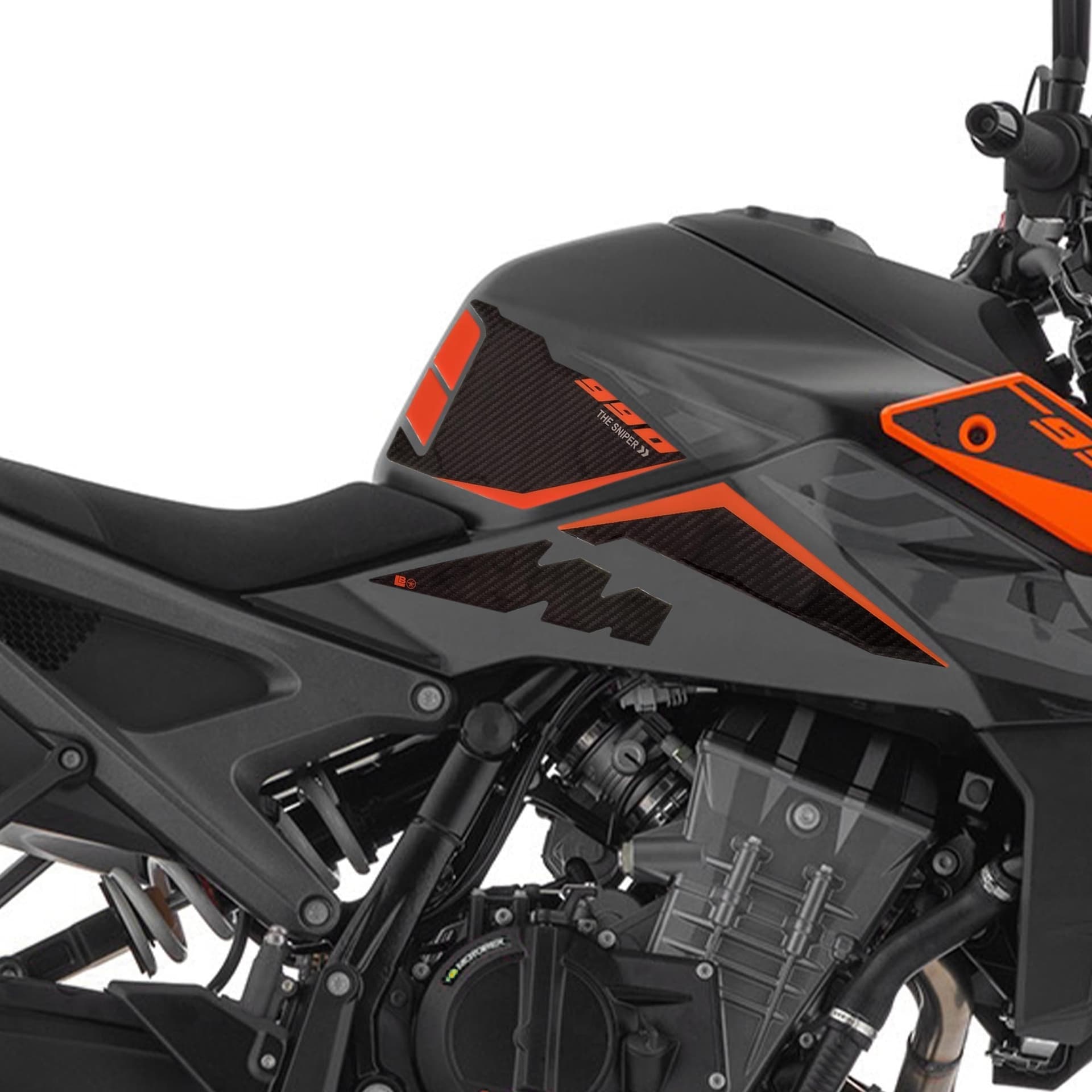 Adesivi 3D compatibili con KTM 990 Duke 2024-2025 Protezioni laterali serbatoio in Decalcomanie adesivi e magneti LabelBike - Bibbiano, commercioVirtuoso.it