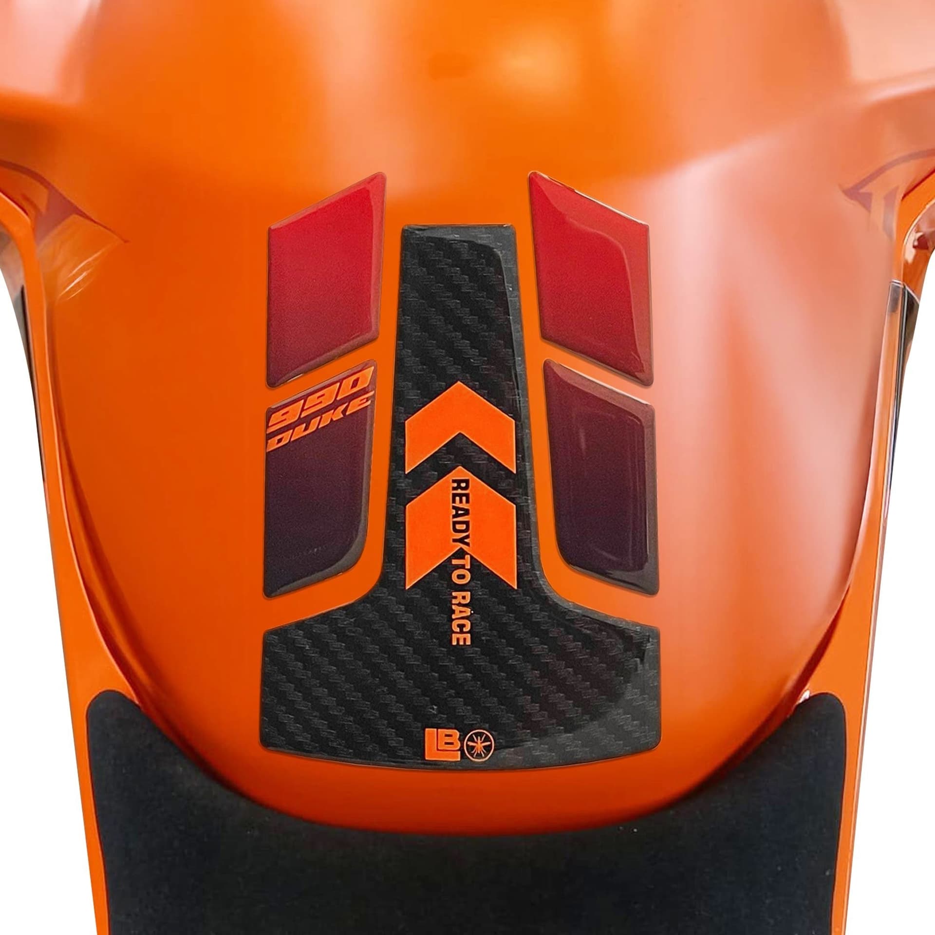 Adesivo Paraserbatoio 3D Protezione moto compatibile con KTM 990 Duke 2024-2025 in Paraserbatoio LabelBike - Bibbiano, commercioVirtuoso.it