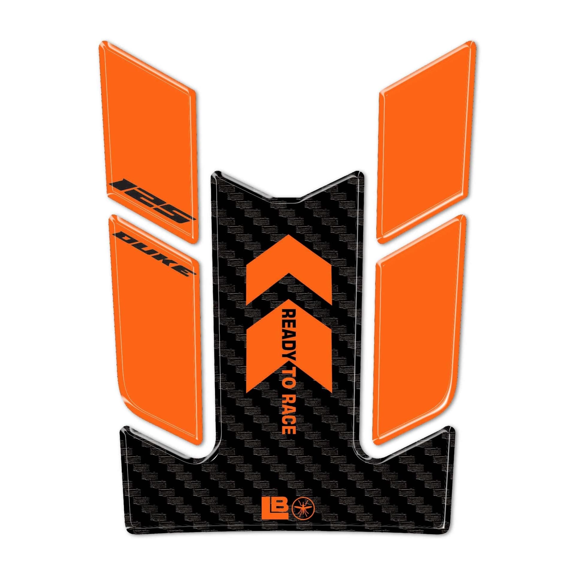 Paraserbatoio Adesivo 3D Protezione moto compatibile con KTM 125 Duke 2024-2025 in Paraserbatoio LabelBike - Bibbiano, commercioVirtuoso.it
