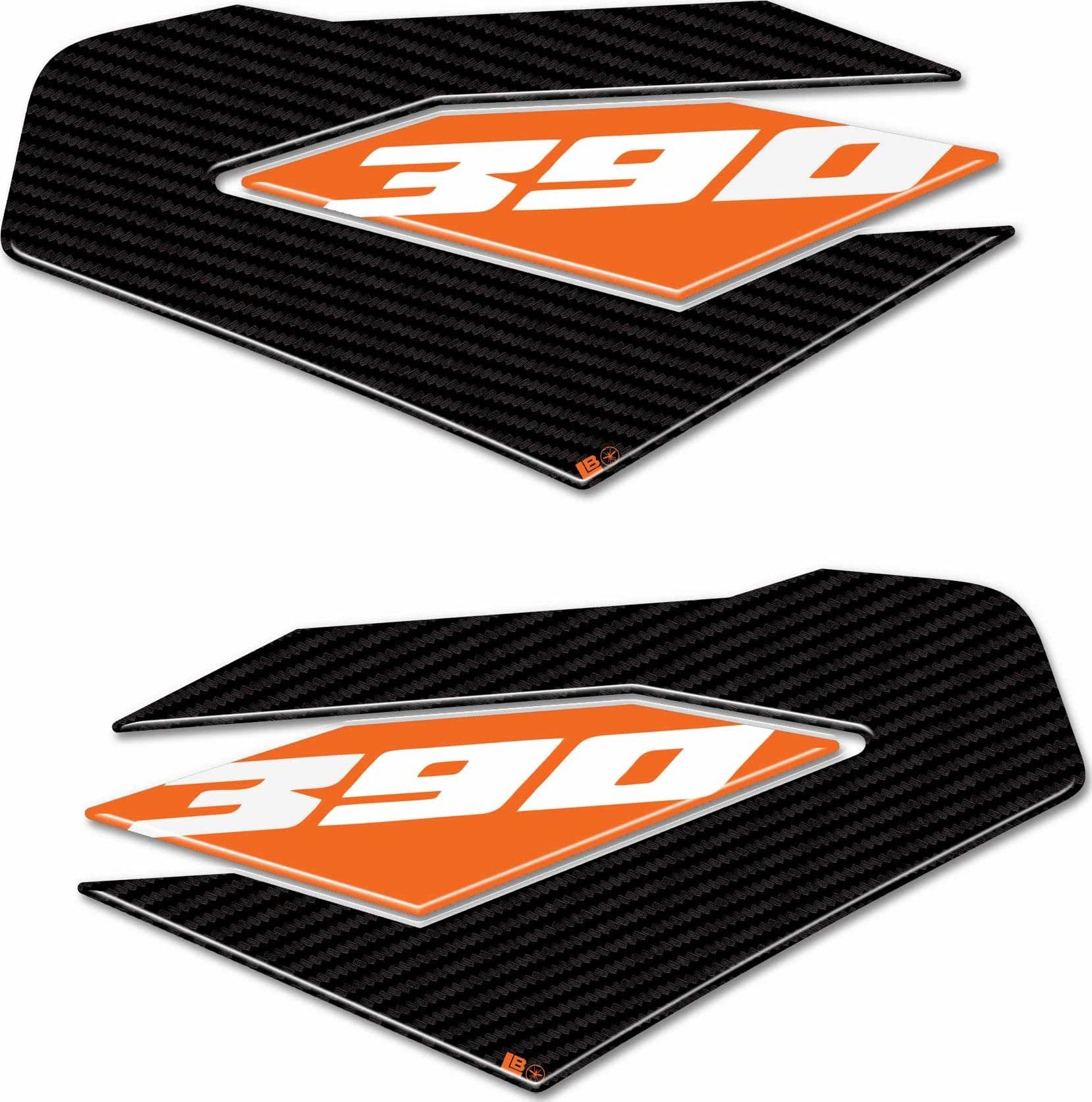 Adesivi 3D Protezioni laterali serbatoio compatibili con KTM 390 Duke 2024-2025 in Decalcomanie adesivi e magneti LabelBike - Bibbiano, commercioVirtuoso.it