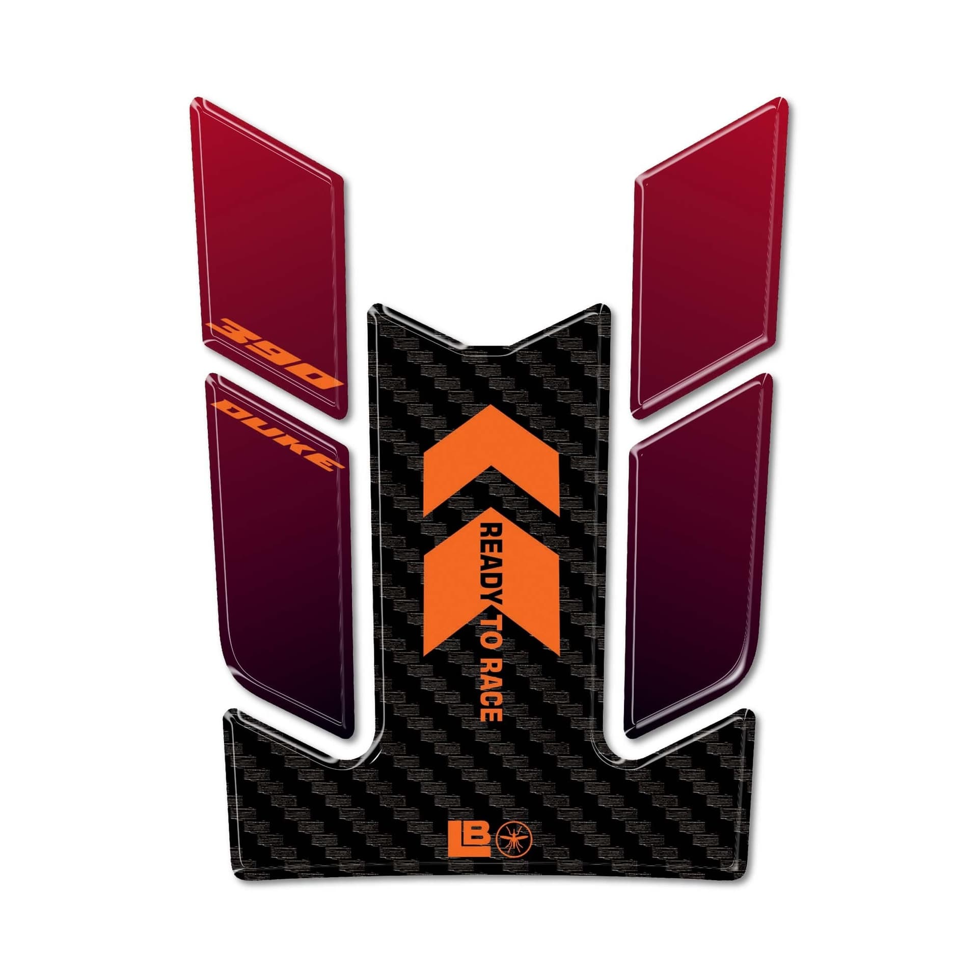 Paraserbatoio Adesivo 3D Protezione moto compatibile con KTM 390 Duke 2024-2025 in Paraserbatoio LabelBike - Bibbiano, commercioVirtuoso.it