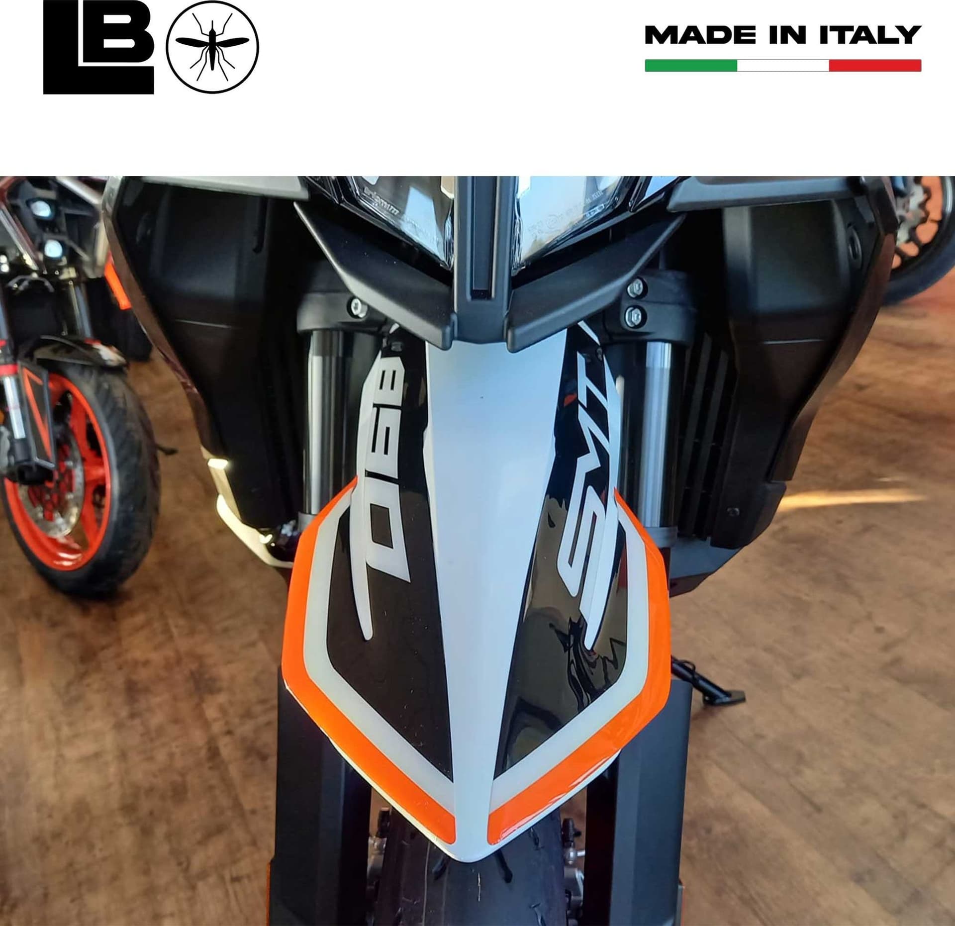 Adesivi 3D Protezione Parafango moto compatibili con KTM 890 SMT 2024 - 2025 in Decalcomanie adesivi e magneti LabelBike - Bibbiano, commercioVirtuoso.it