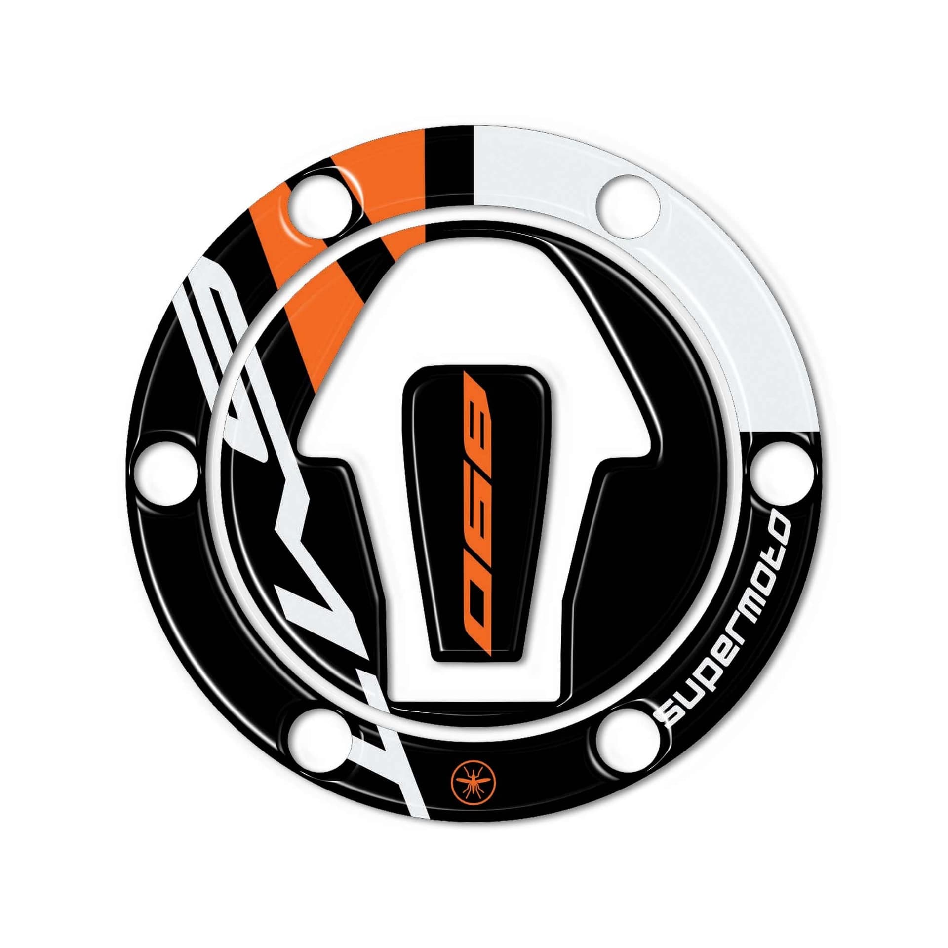 Adesivo 3D Protezione Tappo serbatoio moto compatibile con KTM 890 SMT 2024-2025 in Decalcomanie adesivi e magneti LabelBike - Bibbiano, commercioVirtuoso.it