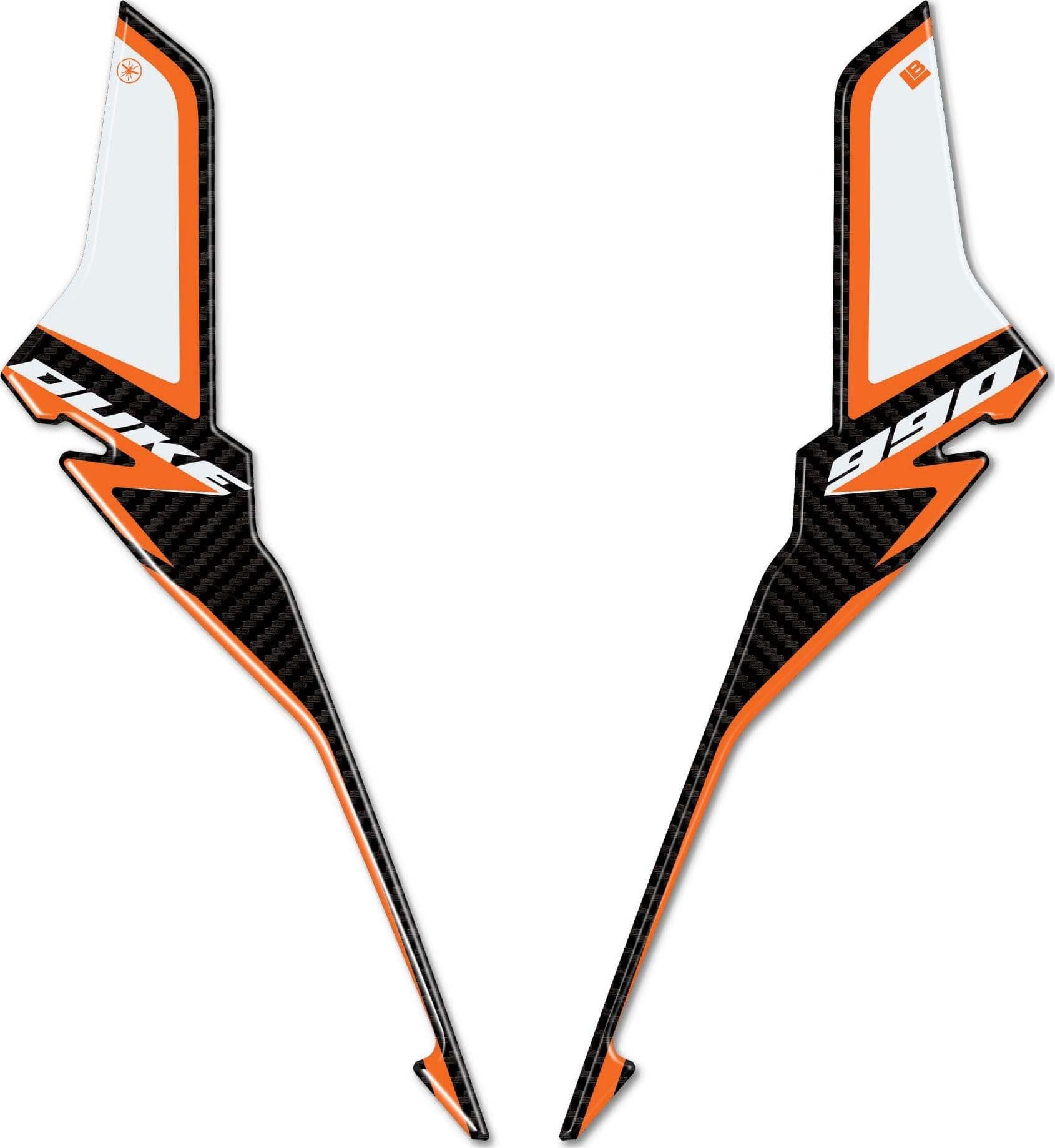 Protezioni Muso Frontale moto Adesivi 3D compatibili con KTM 990 Duke R 2025 in Decalcomanie adesivi e magneti LabelBike - Bibbiano, commercioVirtuoso.it
