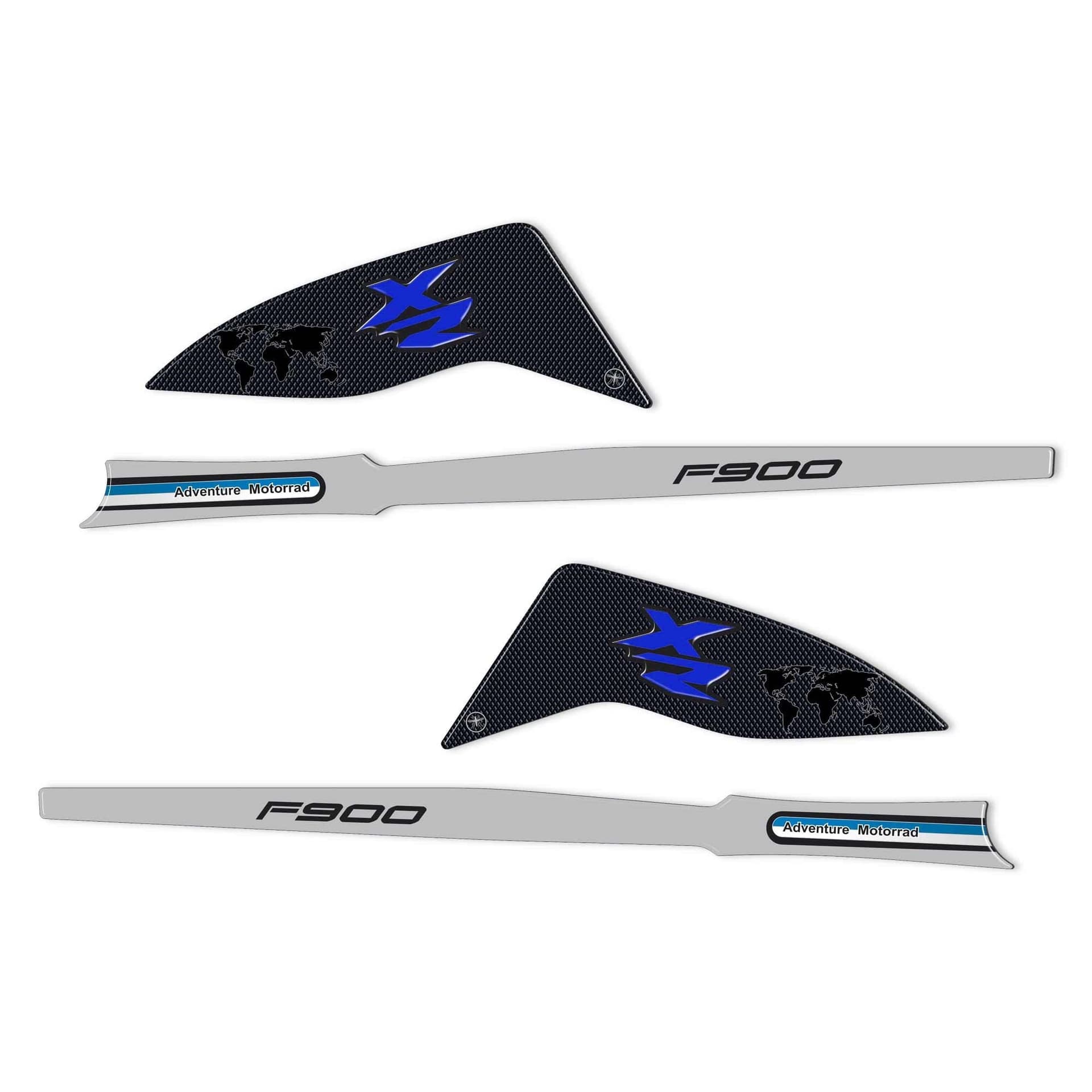 Adesivi resina Gel 3D Protezioni Paramani moto compatibili con BMW F900XR in Decalcomanie adesivi e magneti LabelBike - Bibbiano, commercioVirtuoso.it