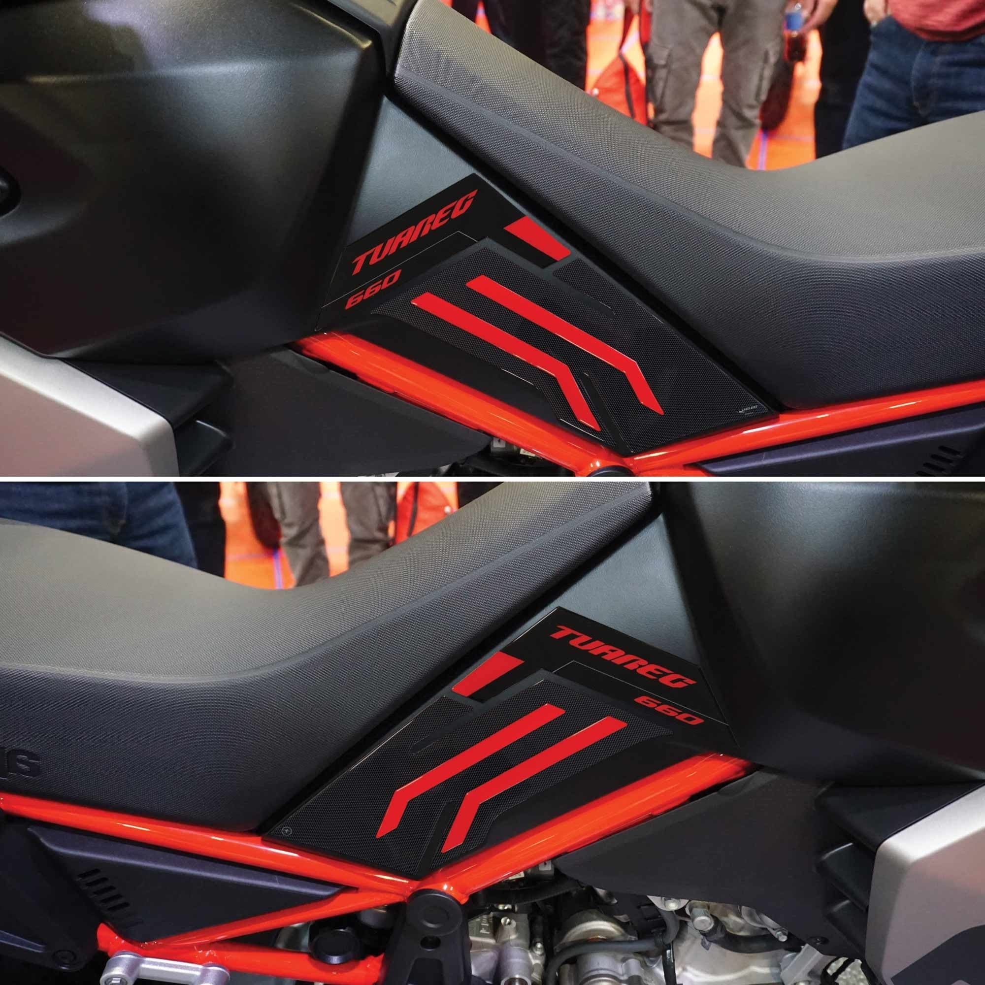 Protezioni laterali serbatoio Adesivi 3D compatibili con Aprilia Tuareg 660 2024 in Decalcomanie adesivi e magneti LabelBike - Bibbiano, commercioVirtuoso.it