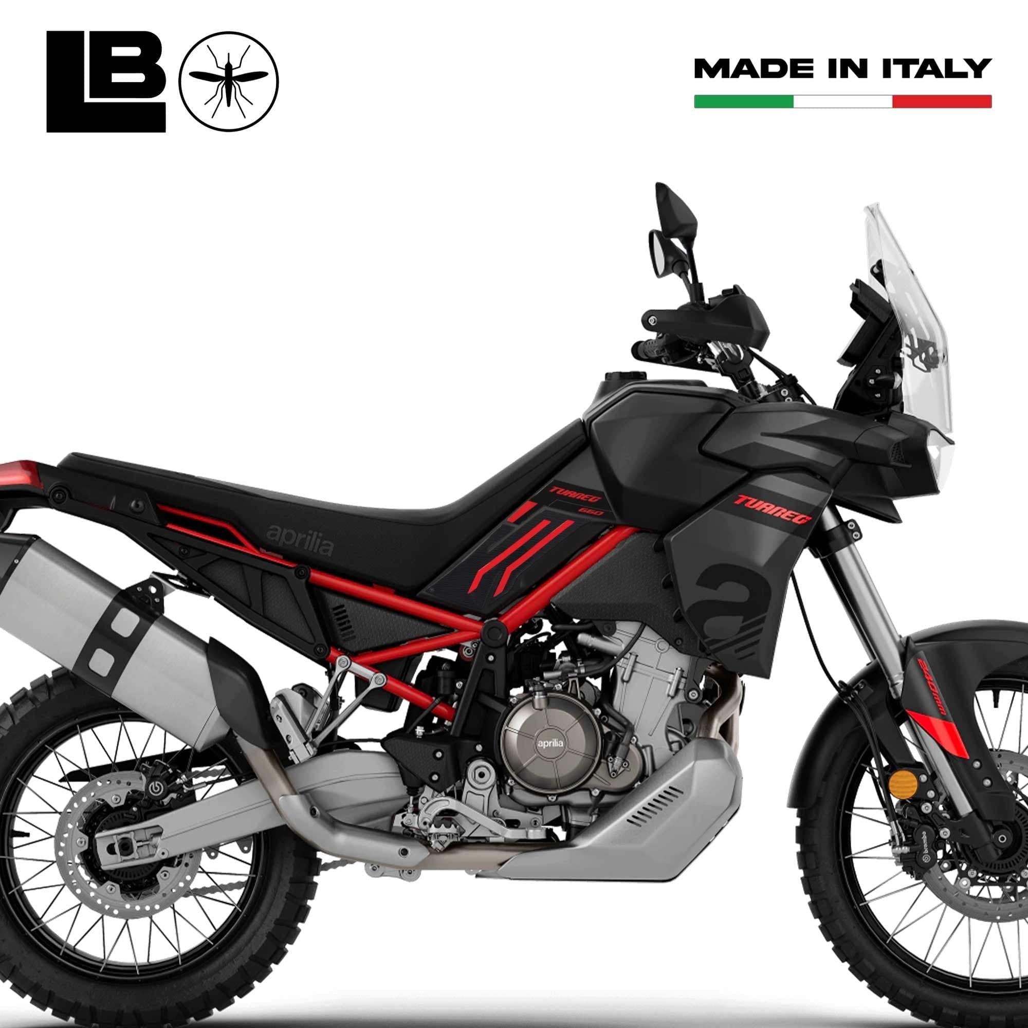 Protezioni laterali serbatoio Adesivi 3D compatibili con Aprilia Tuareg 660 2024 in Decalcomanie adesivi e magneti LabelBike - Bibbiano, commercioVirtuoso.it