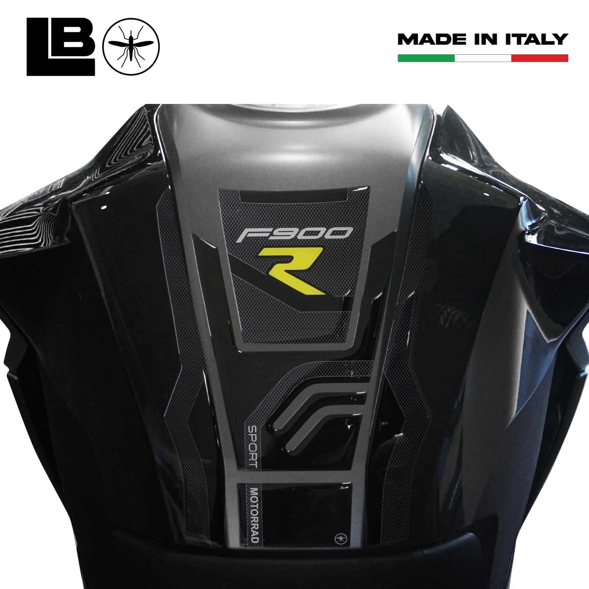 Kit di 3 Protezioni 3D adesivi serbatoio moto compatibili con BMW F900R Giallo in Decalcomanie adesivi e magneti LabelBike - Bibbiano, commercioVirtuoso.it