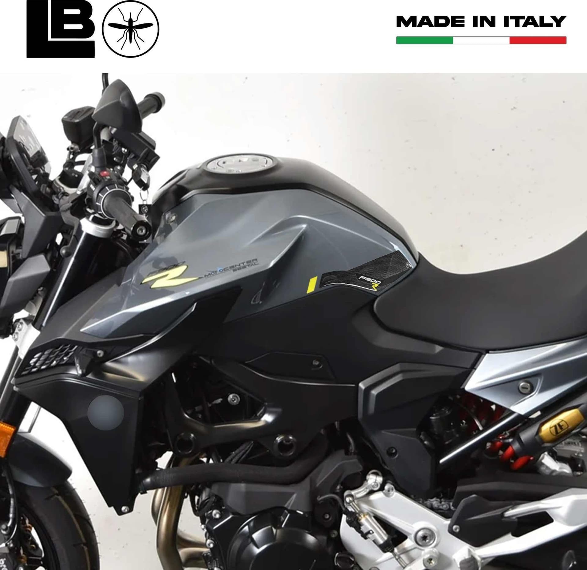 Kit di 3 Protezioni 3D adesivi serbatoio moto compatibili con BMW F900R Giallo in Decalcomanie adesivi e magneti LabelBike - Bibbiano, commercioVirtuoso.it