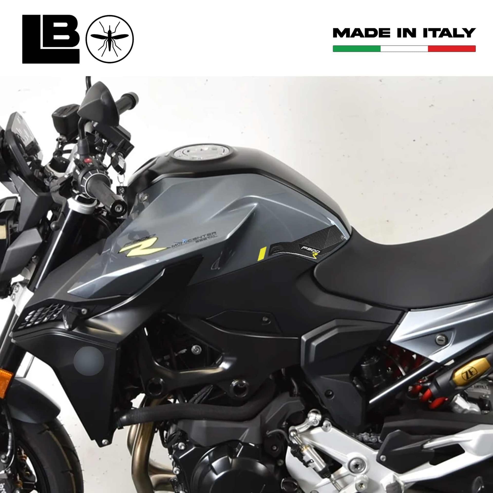 Kit di 3 Protezioni 3D adesivi serbatoio moto compatibili con BMW F900R Giallo in Decalcomanie adesivi e magneti LabelBike - Bibbiano, commercioVirtuoso.it