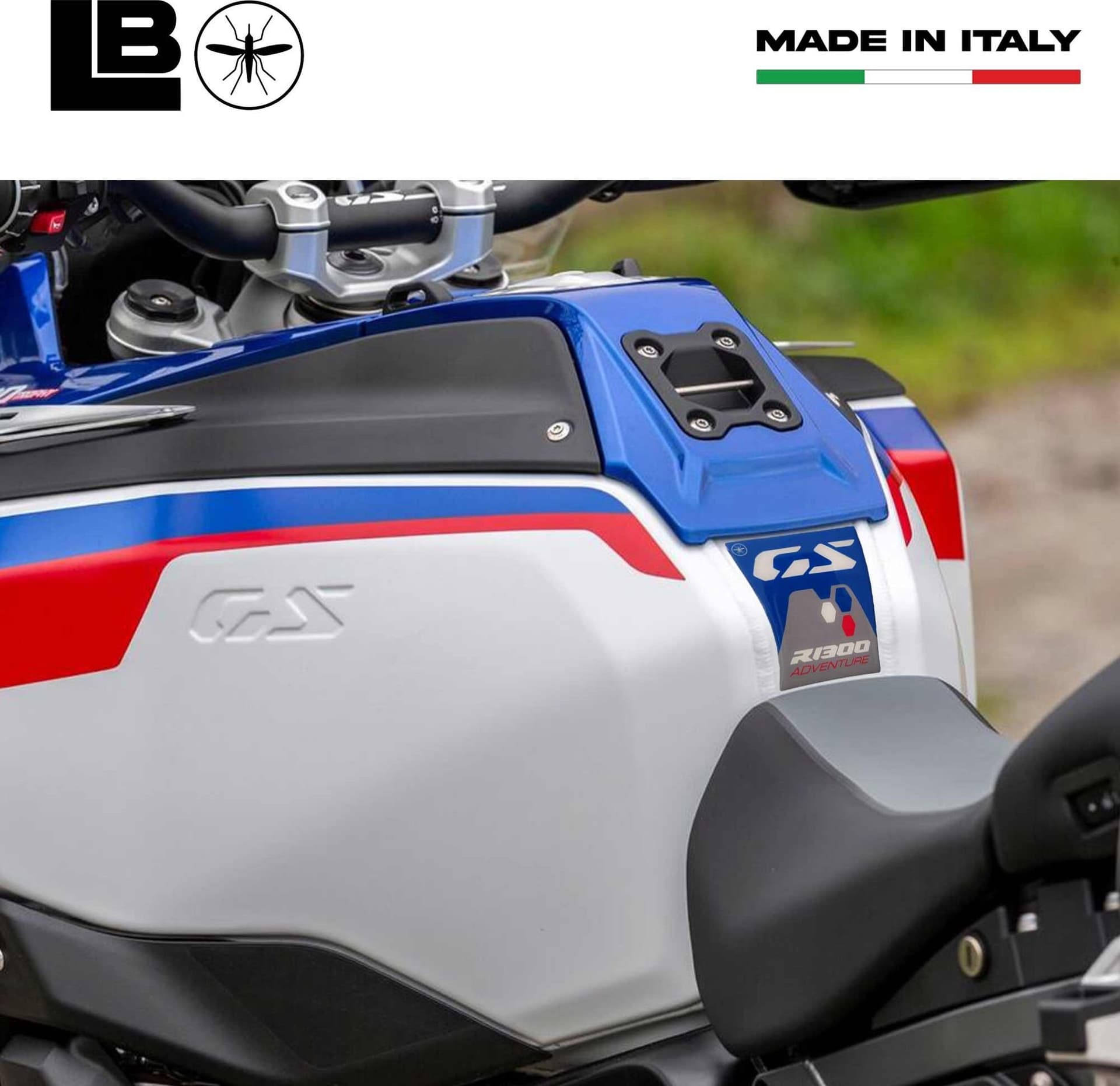 Adesivo 3D Paraserbatoio BASSO moto compatibile con BMW R 1300 GS Adventure in Paraserbatoio LabelBike - Bibbiano, commercioVirtuoso.it