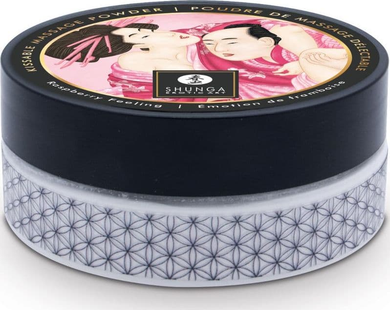 SHUNGA - KIT POLVERE DA MASSAGGIO ALIMENTARE LAMPONE in Oli per massaggi Desideria Shop - Latina, commercioVirtuoso.it