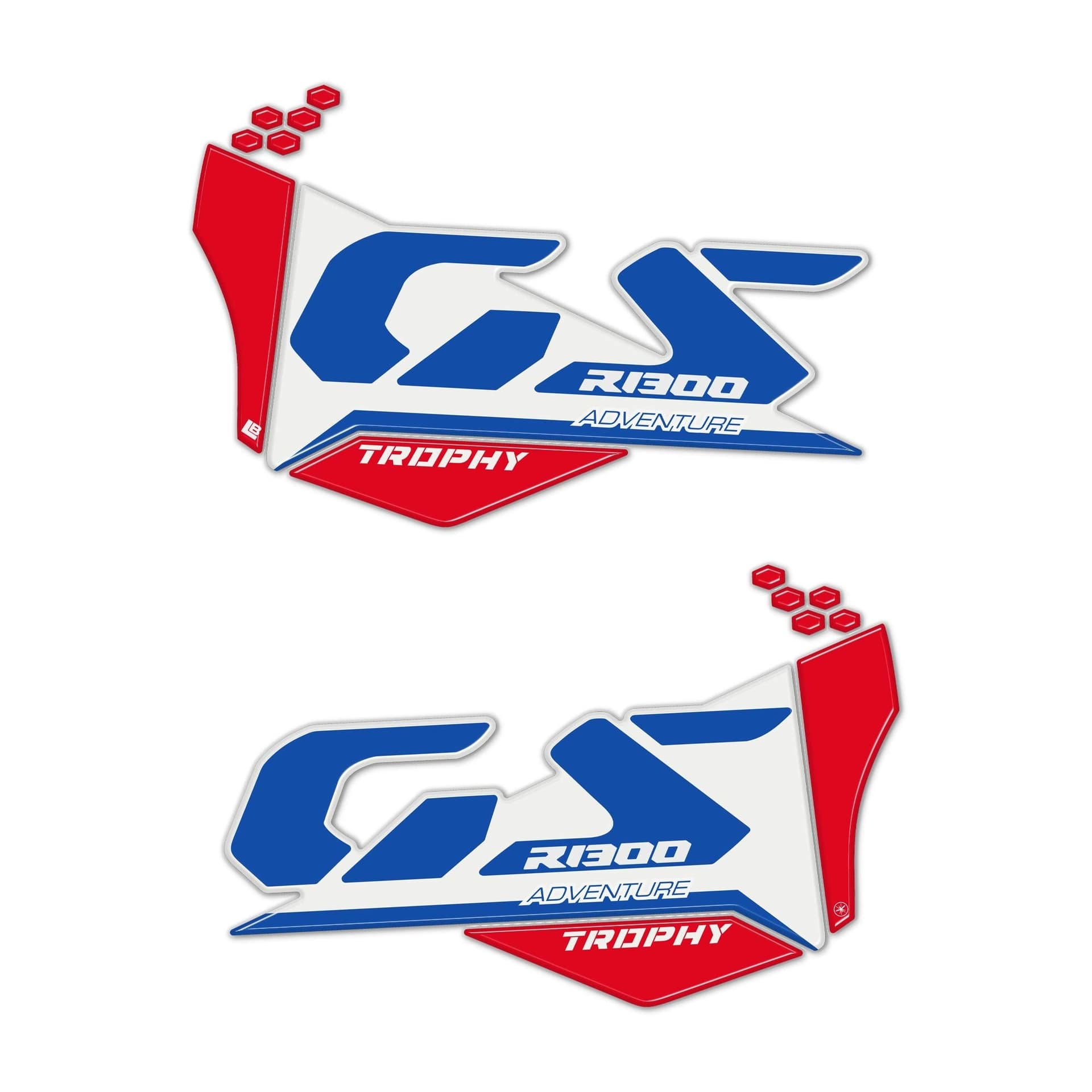 Adesivi Gel 3D Protezioni laterali moto compatibili con BMW R1300 GS Adventure in Decalcomanie adesivi e magneti LabelBike - Bibbiano, commercioVirtuoso.it