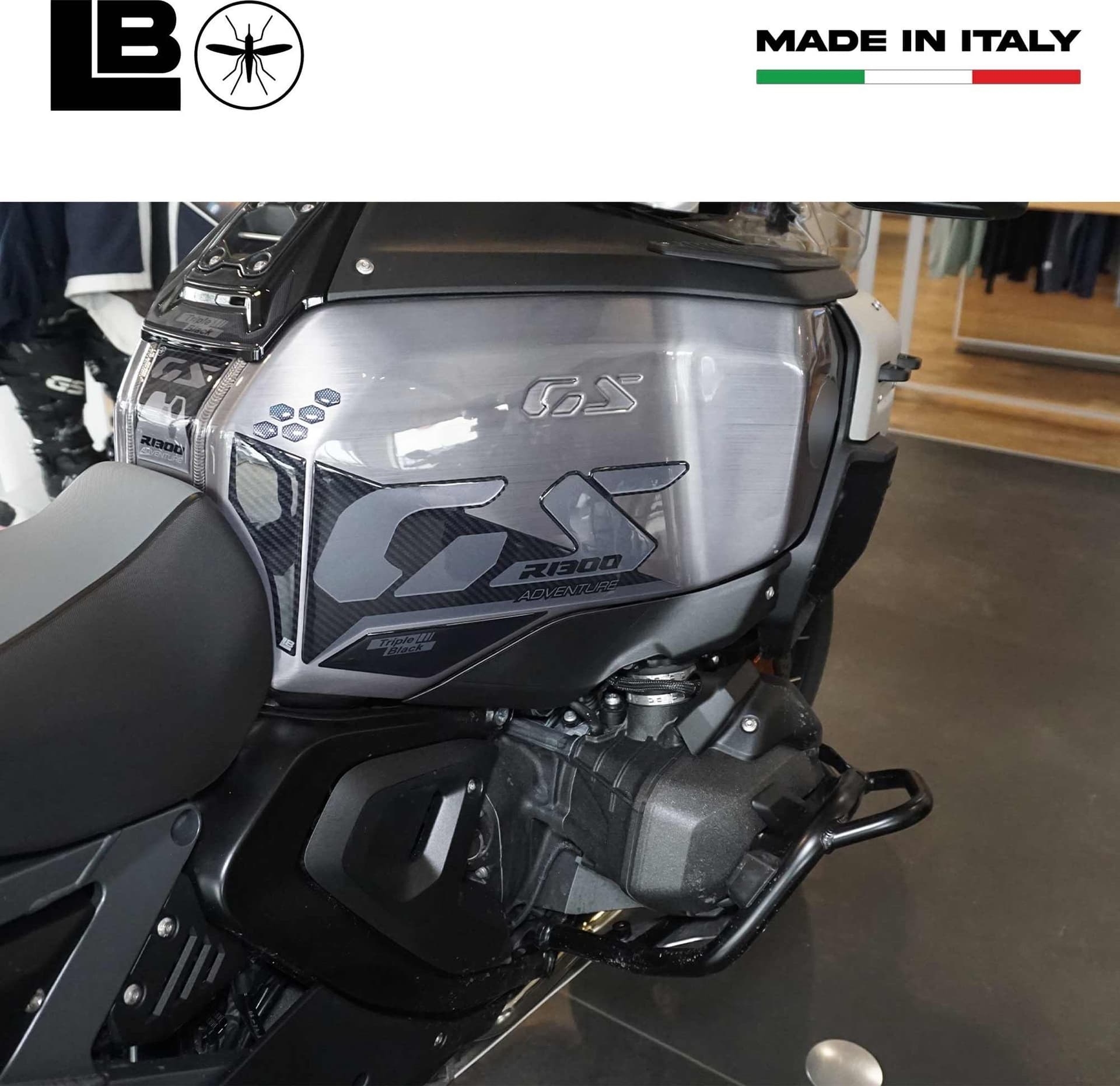 Adesivi Gel 3D Protezioni laterali moto compatibili con BMW R1300 GS Adventure in Decalcomanie adesivi e magneti LabelBike - Bibbiano, commercioVirtuoso.it