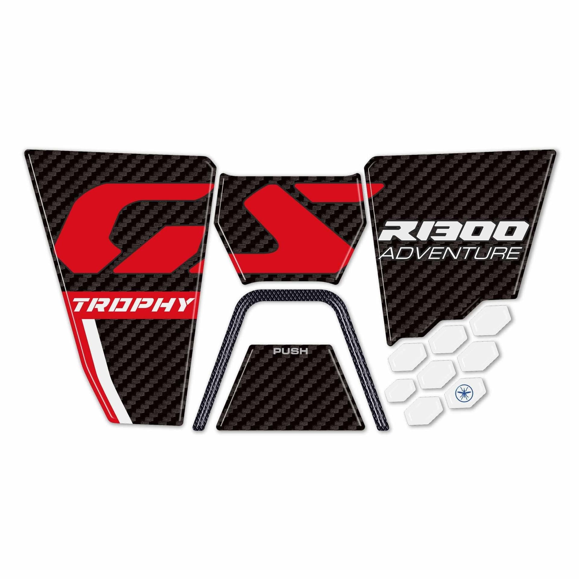 Adesivo 3D Sportellino Serbatoio moto compatibile con BMW R1300GS Adventure in Decalcomanie adesivi e magneti LabelBike - Bibbiano, commercioVirtuoso.it