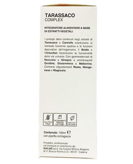 Tarassaco complex 100ml depurativo Carciofo, Boldo, Glutammina, amminoacidi, manganese funzionalità epatica e urinaria in Carciofo AlBio Sicily - Misilmeri, commercioVirtuoso.it