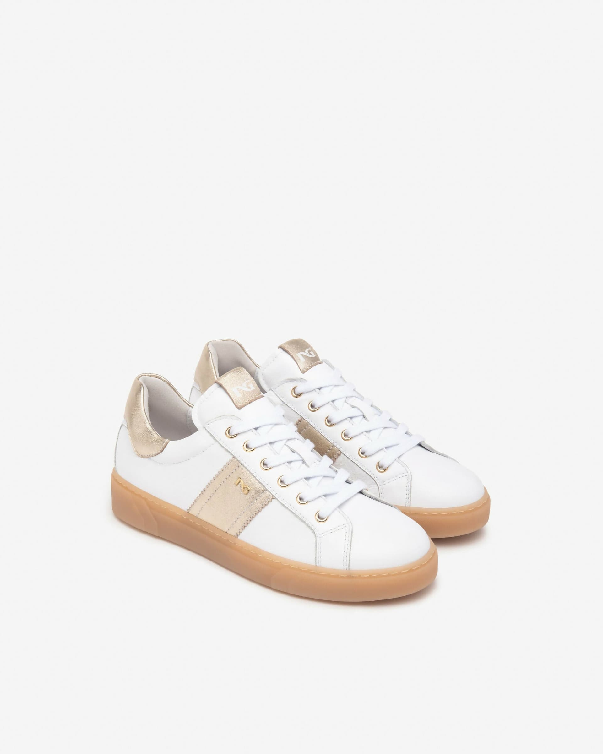 NeroGiardini Donna sneakers in pelle in Sneaker casual Cantali Calzature - Randazzo, commercioVirtuoso.it