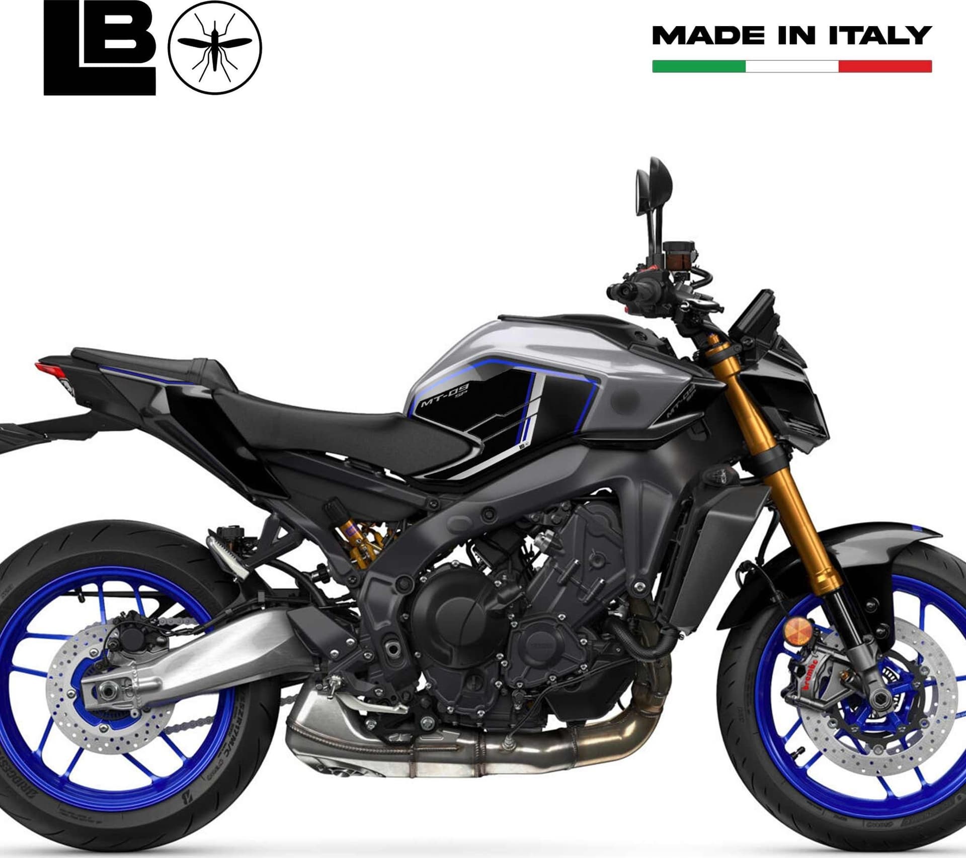 Adesivi 3D Protezioni Laterali moto compatibili con Yamaha MT-09 2024-2025 in Decalcomanie adesivi e magneti LabelBike - Bibbiano, commercioVirtuoso.it