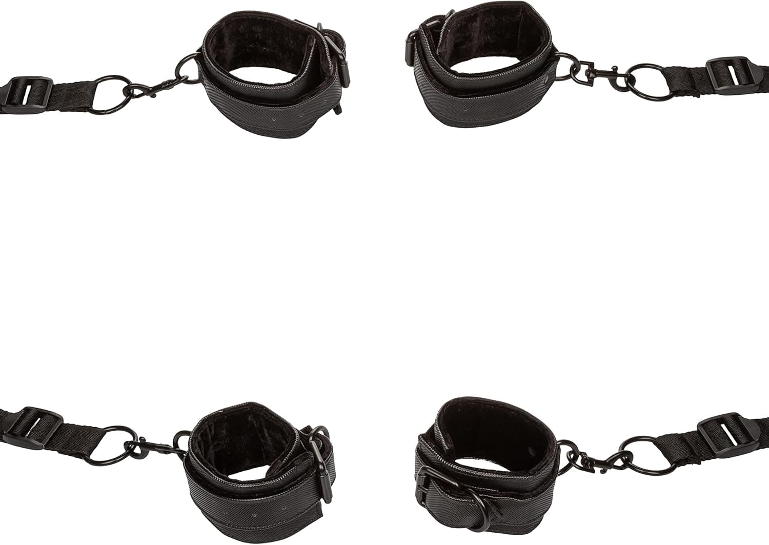 Bondage kit da letto manette cavigliere sexy blocco piedi polsi regolabile Calexotics in prodotto Erosdom - Palmi, commercioVirtuoso.it