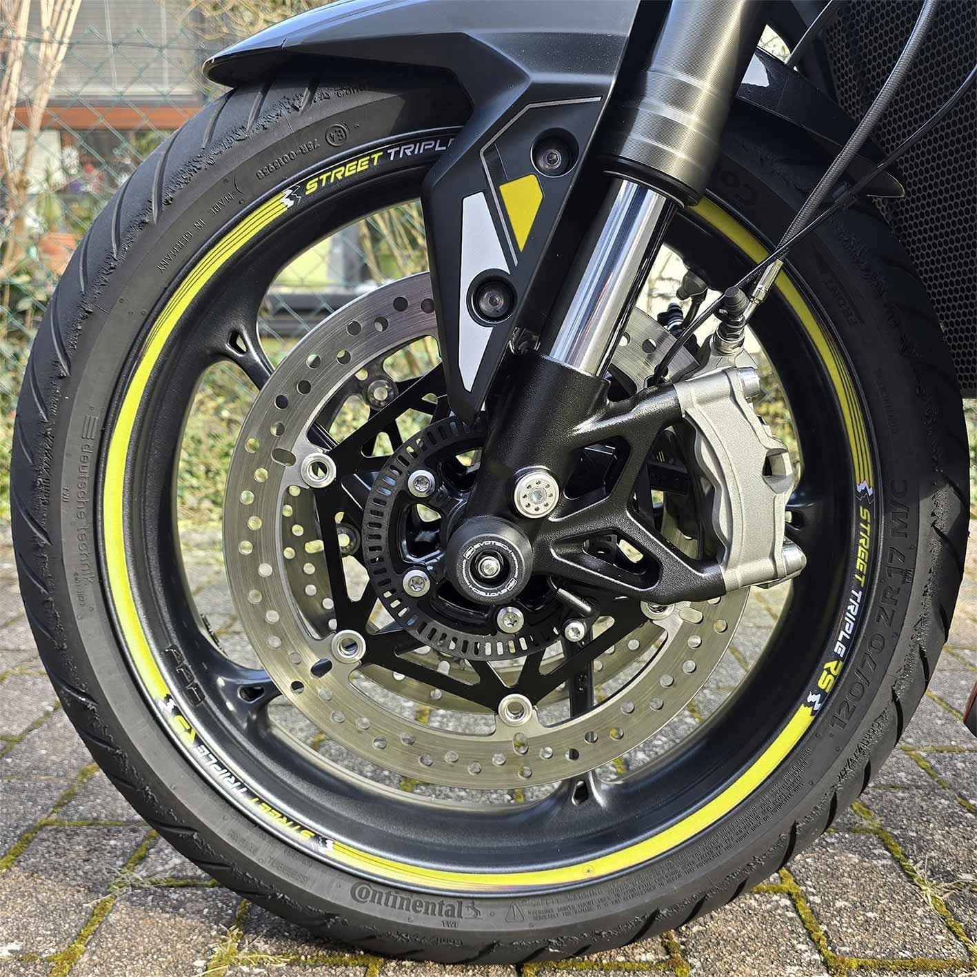 Adesivi Strisce Ruote Cerchi 17 compatibili con Triumph Street Triple 765 RS in Decalcomanie adesivi e magneti LabelBike - Bibbiano, commercioVirtuoso.it