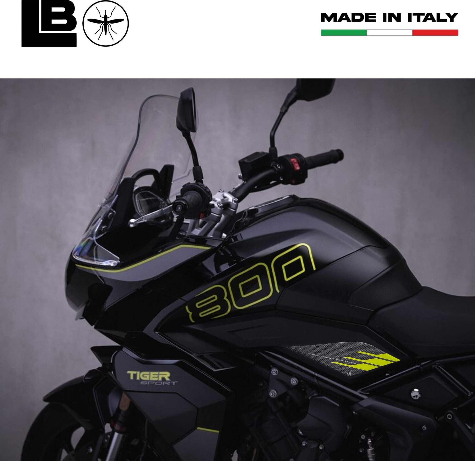 Adesivi 3D Protezioni laterali compatibili con Triumph Tiger 800 Sport 2025 in Decalcomanie adesivi e magneti LabelBike - Bibbiano, commercioVirtuoso.it