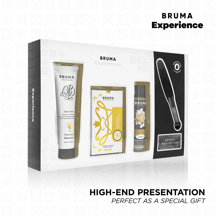 BRUMA XPERIENCE - KIT VIBRO-ORGASMICA PINA COLADA DOLCE TENTAZIONE in Ammorbidente liquido Desideria Shop - Latina, commercioVirtuoso.it