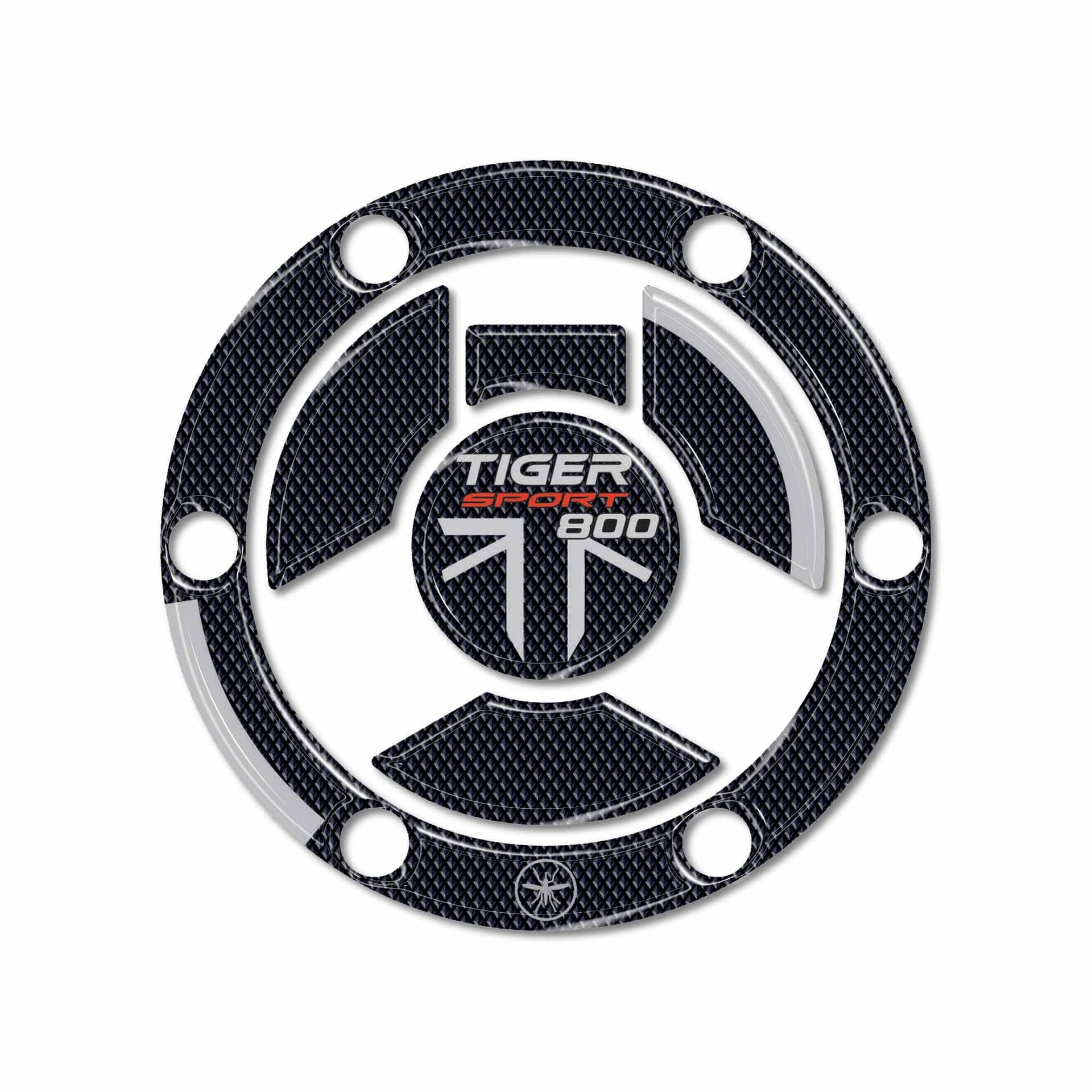 Adesivo 3D Protezione tappo serbatoio compatibile Triumph Tiger 800 Sport 2025 in Paraserbatoio LabelBike - Bibbiano, commercioVirtuoso.it