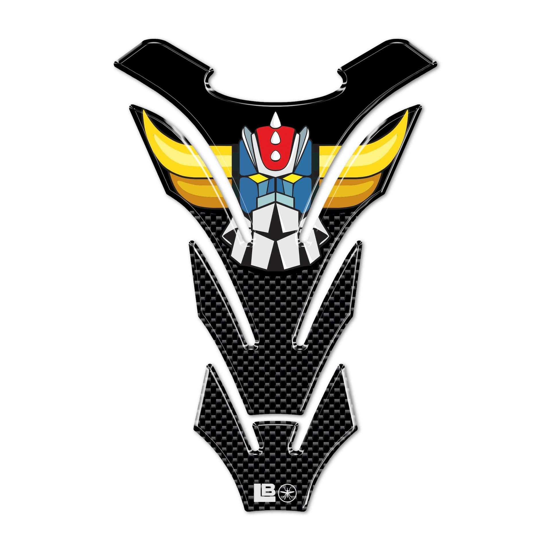 Paraserbatoio Adesivo 3D Ufo Robot Goldrake Grendizer Protezione Serbatoio moto in Paraserbatoio LabelBike - Bibbiano, commercioVirtuoso.it