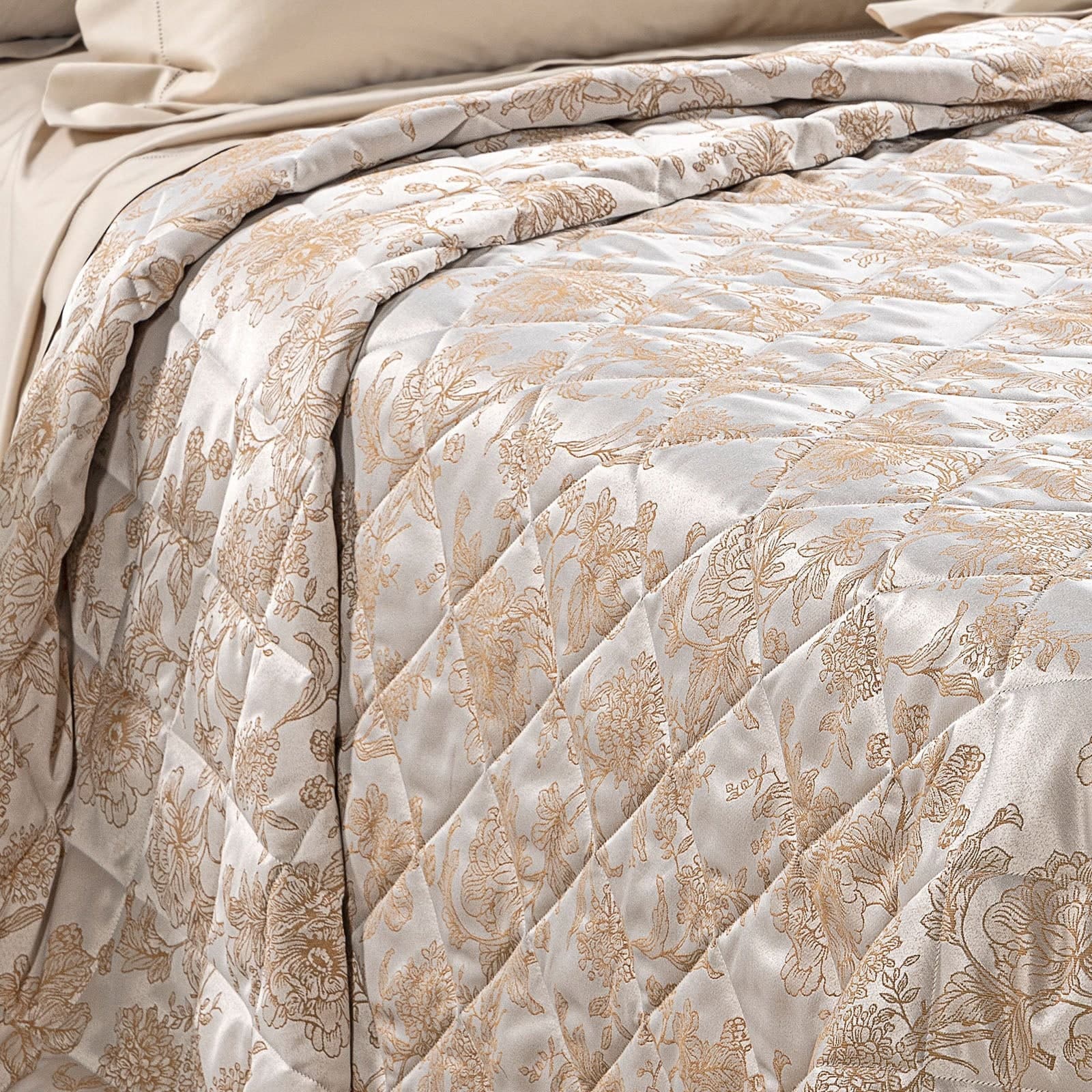 Copriletto Trapuntato Fioralba ! Caleffi In Raso Jacquard Matrimoniale Dreaming - Eleganza e Comfort in Trapunte Anastasi - Marsala, commercioVirtuoso.it