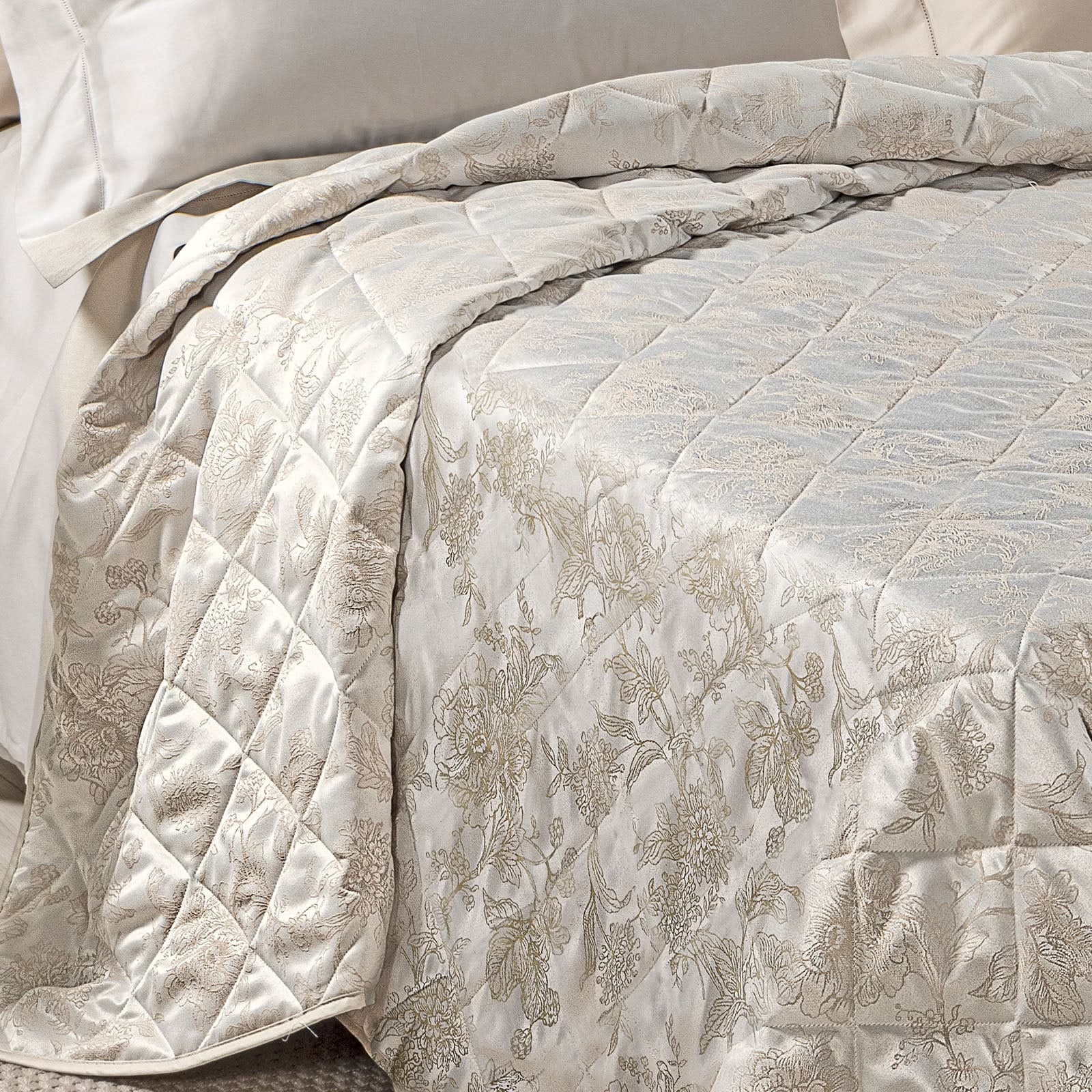 Copriletto Trapuntato Fioralba ! Caleffi In Raso Jacquard Matrimoniale Dreaming - Eleganza e Comfort in Trapunte Anastasi - Marsala, commercioVirtuoso.it
