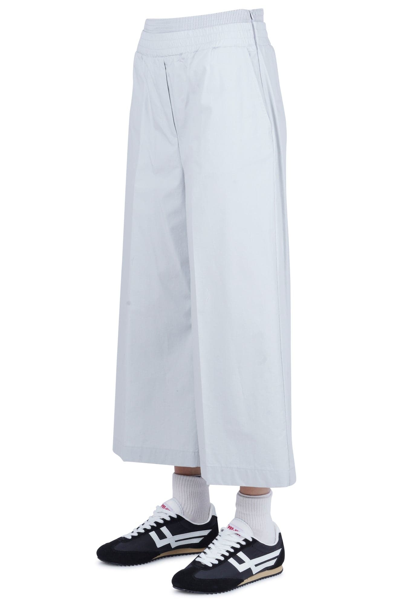 Liviana Conti - Pantalone - 470818 - Grigio chiaro da donna in Pantaloni Drestige - Casamassima, commercioVirtuoso.it
