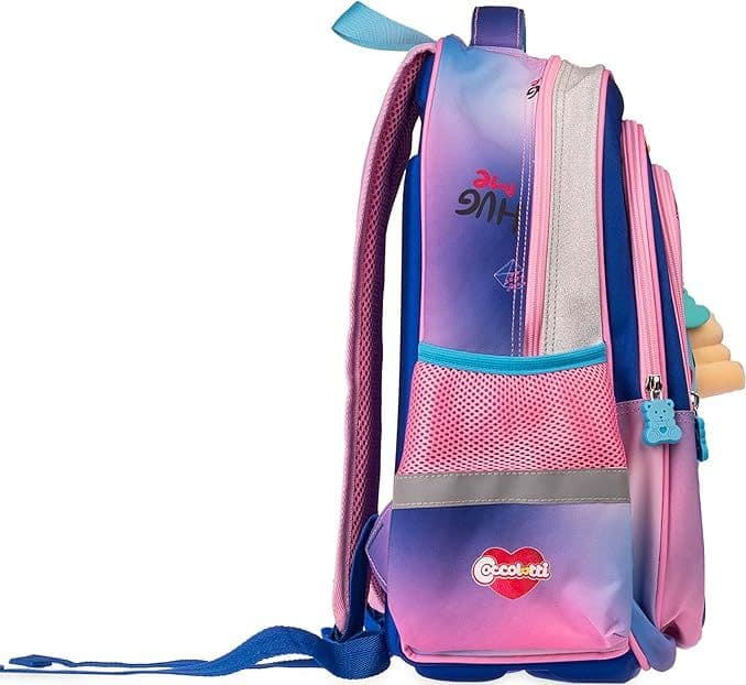 Zaino Coccolotti Love Azzurro Con Coccolotto in Omaggio Colourbook - Zaino Scuola Coccolotti, Schienale Ergonomico Imbottito, Spallacci Regolabli, Dimensioni 44x34x17, 25 litri in Set per la scuola Cartoleria Deja Vu - Crotone, commercioVirtuoso.it