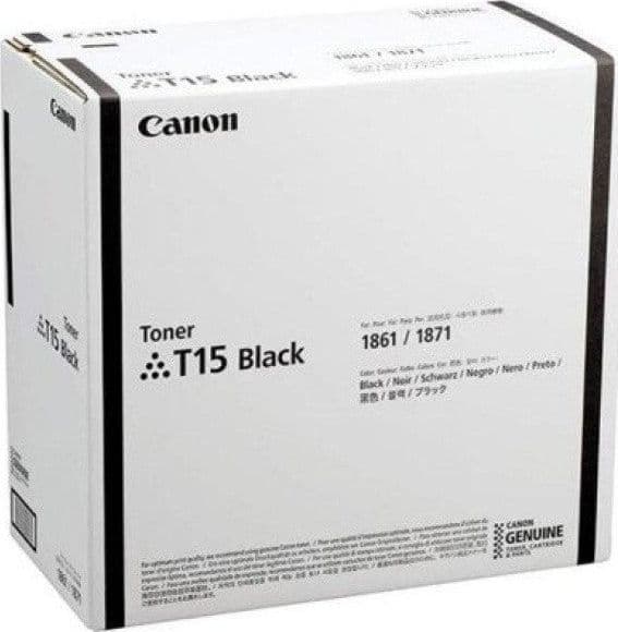 Toner ORIGINALE Canon Nero T15 per I-SENSYS X 1861P/1871P durata 45.000 pagine in formato A4 in  Innovamy.it - Milano, commercioVirtuoso.it