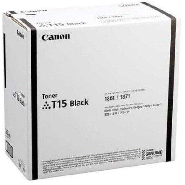 Toner ORIGINALE Canon Nero T15 per I-SENSYS X 1861P/1871P durata 45.000 pagine in formato A4 in  Innovamy.it - Milano, commercioVirtuoso.it