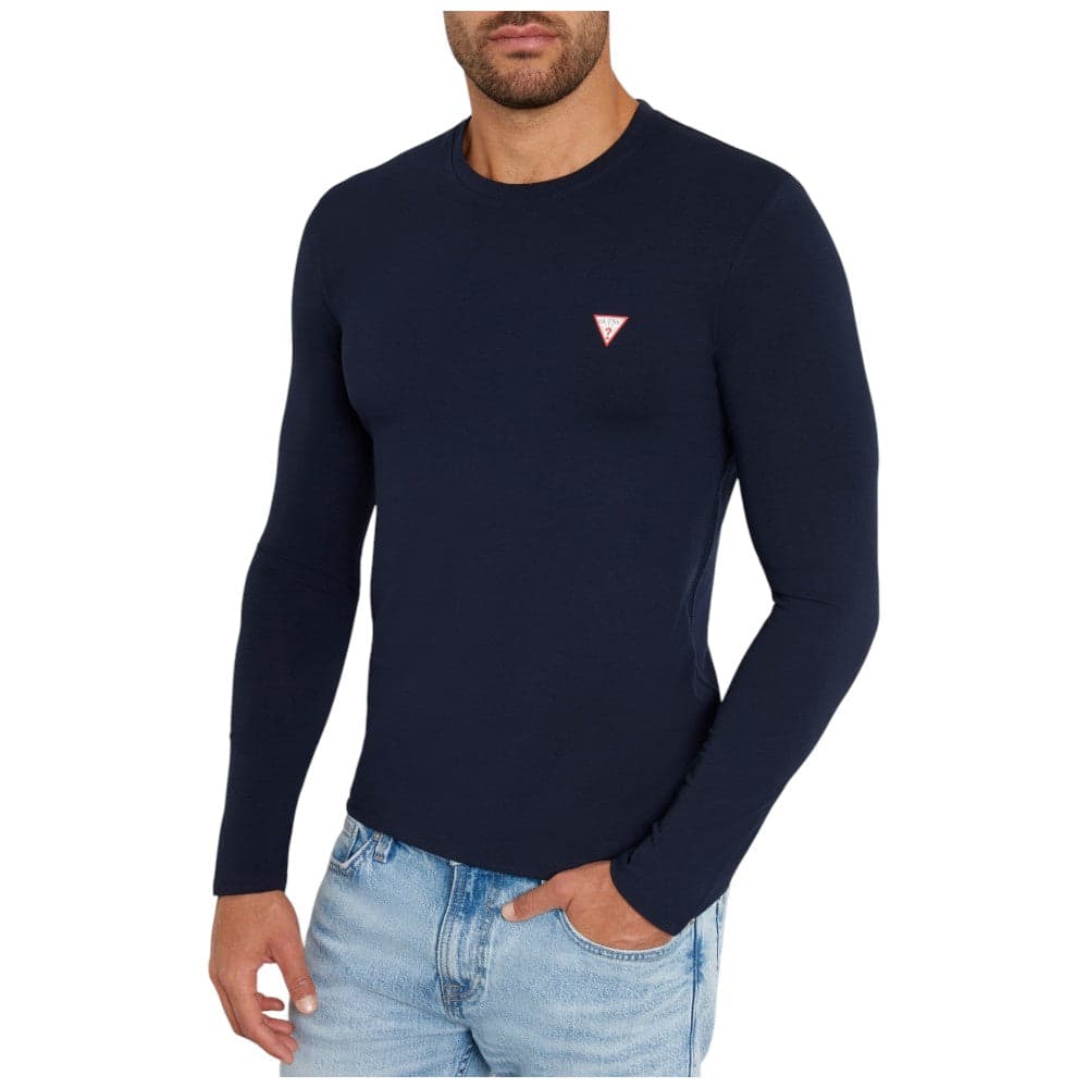 Guess t-shirt blu manica lunga M2YI28-J1314 in T-shirt Prodotti di Classe - Nocera Superiore, commercioVirtuoso.it