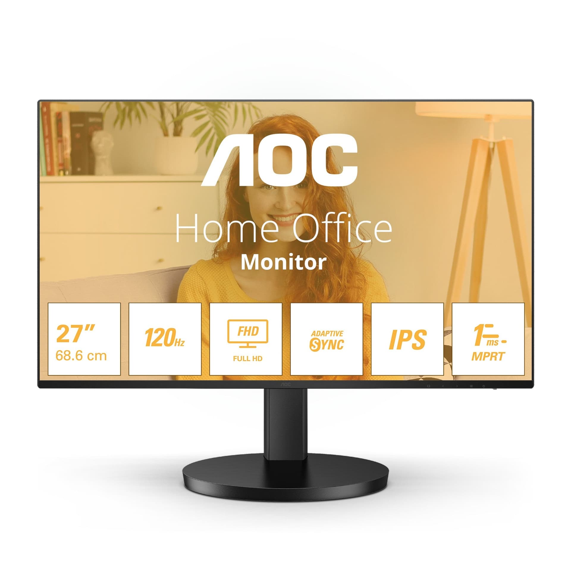 AOC MONITOR 27" LED IPS MULTIMEDIALE 16:9 4MS 250CDM FHD VGA / HDMI