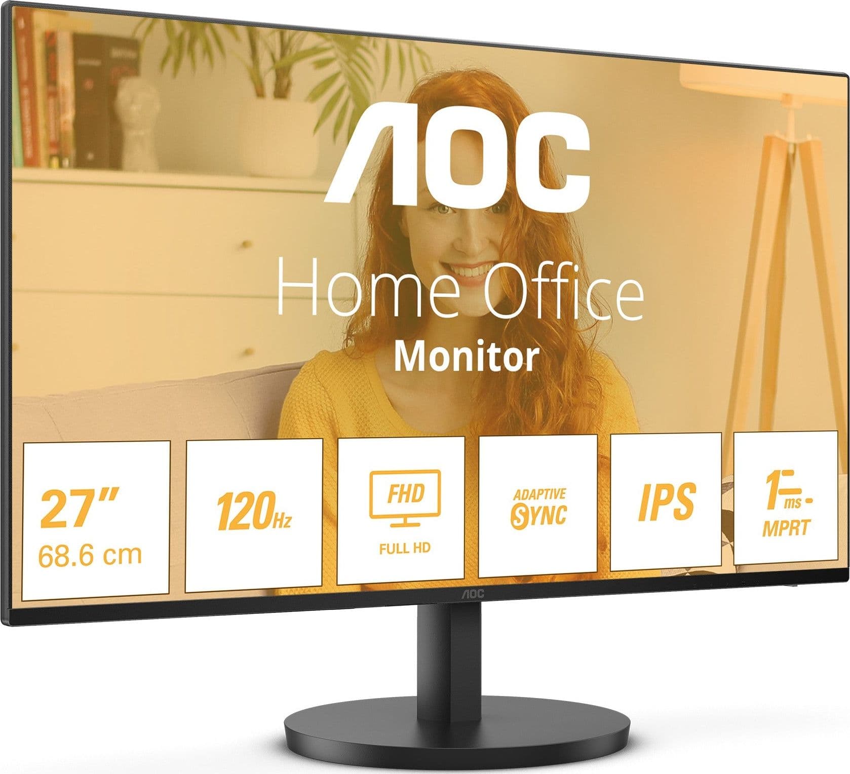AOC MONITOR 27" LED IPS MULTIMEDIALE 16:9 4MS 250CDM FHD VGA / HDMI in  Innovamy.it - Milano, commercioVirtuoso.it
