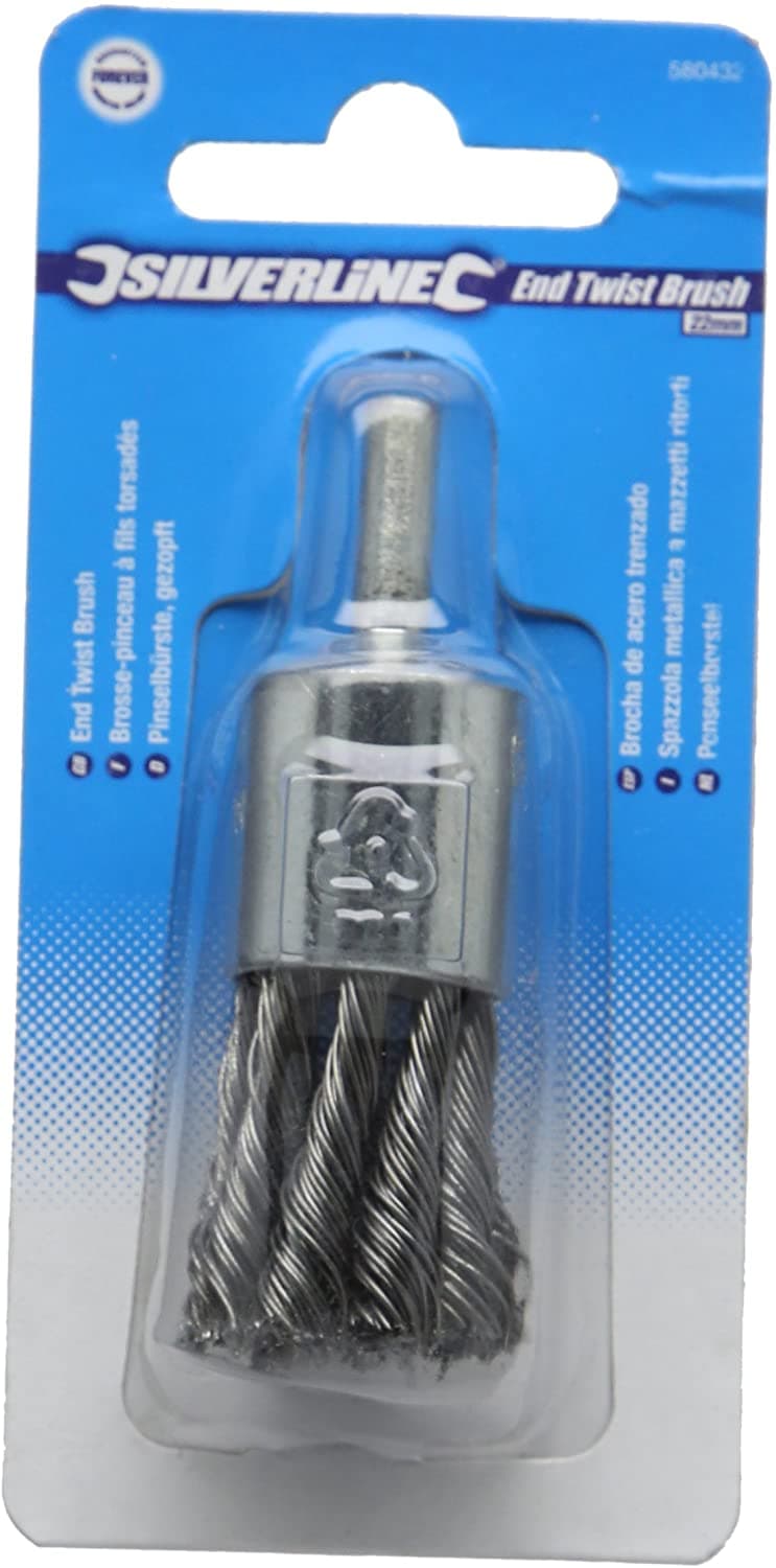 Spazzola metallica a nodi ritorti in acciaio alta resistenza ideale per trapani Silverline in Spazzole metalliche Eternal Brico - Ariano Irpino, commercioVirtuoso.it