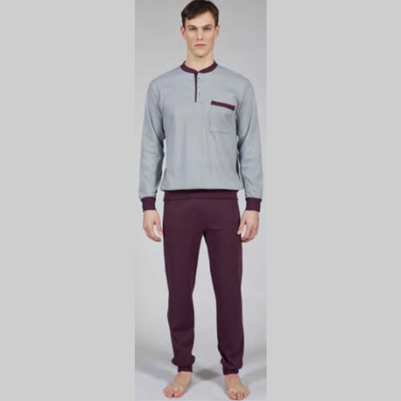 Pigiama Autunno/Inverno Uomo Bipbip 7150 100% Cotone Pettinato in Pigiami due pezzi The King Luxury - San Marcellino, commercioVirtuoso.it