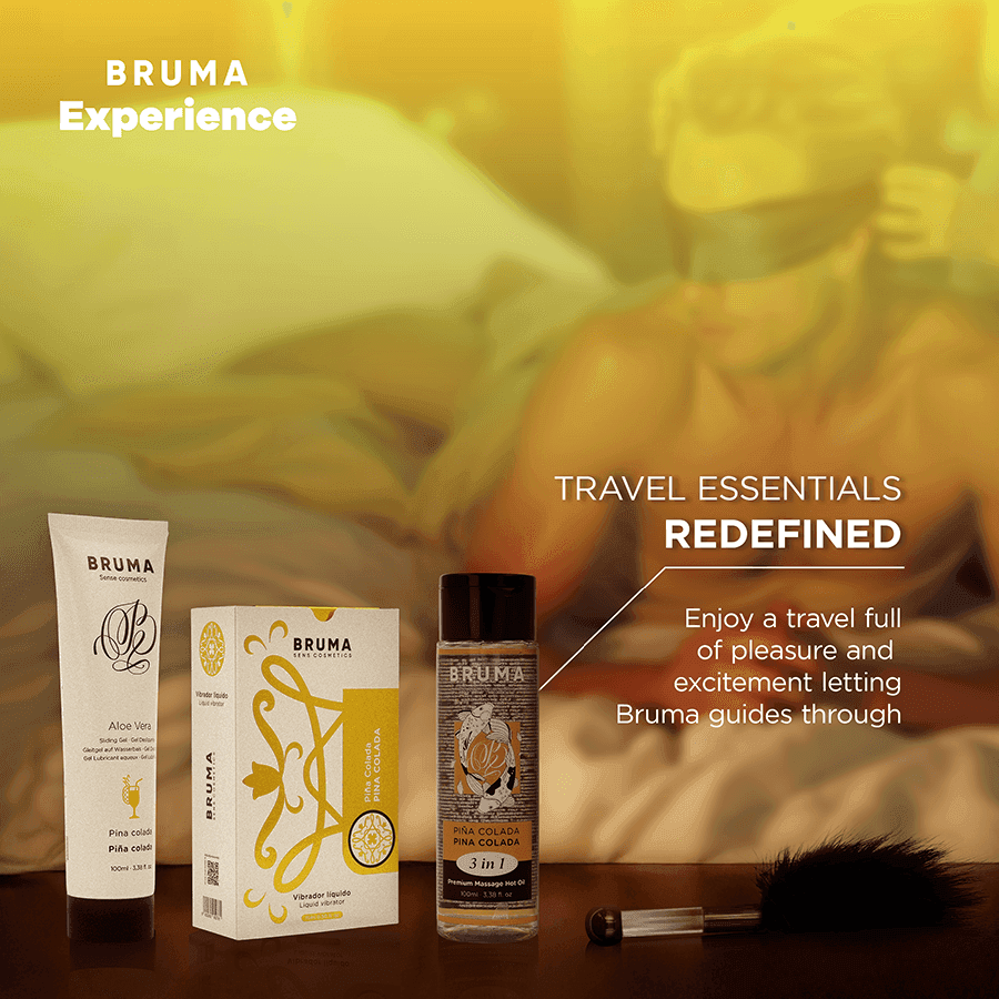 BRUMA XPERIENCE - KIT VIBRO-ORGASMICA PINA COLADA DOLCE TENTAZIONE in Ammorbidente liquido Desideria Shop - Latina, commercioVirtuoso.it