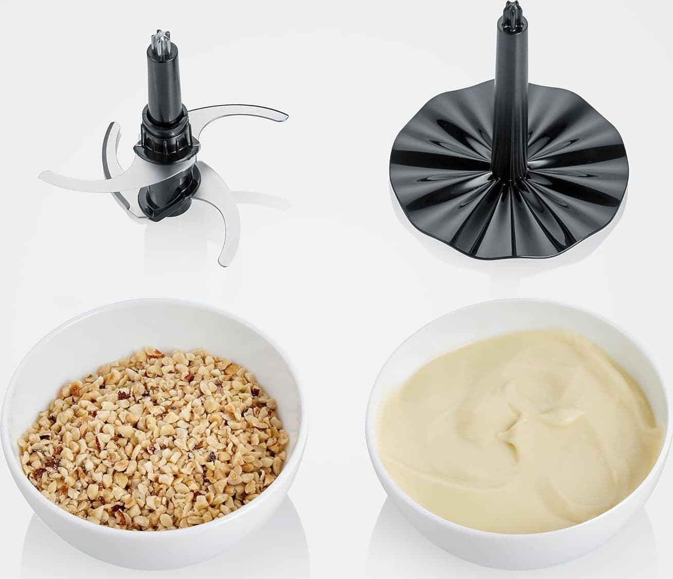 Severin Tritatutto da Cucina Elettrico, 1 Litro, 400W, 2 Velocità, Trita Ghiaccio, Disco Emulsionante, Inserto Pela Aglio, Ciotola in Vetro, BPA Free, 15,5 x 15,5 x 24,7 cm, Nero/Inox - KM 3867 in Autocategorizzazione Elettroccasione - Terlizzi, commercioVirtuoso.it