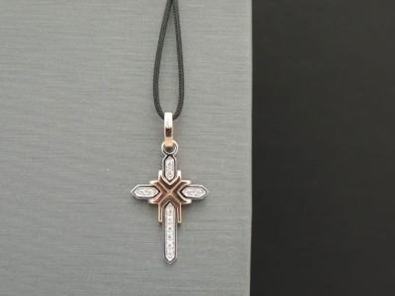 Zancan Pendente da uomo croce