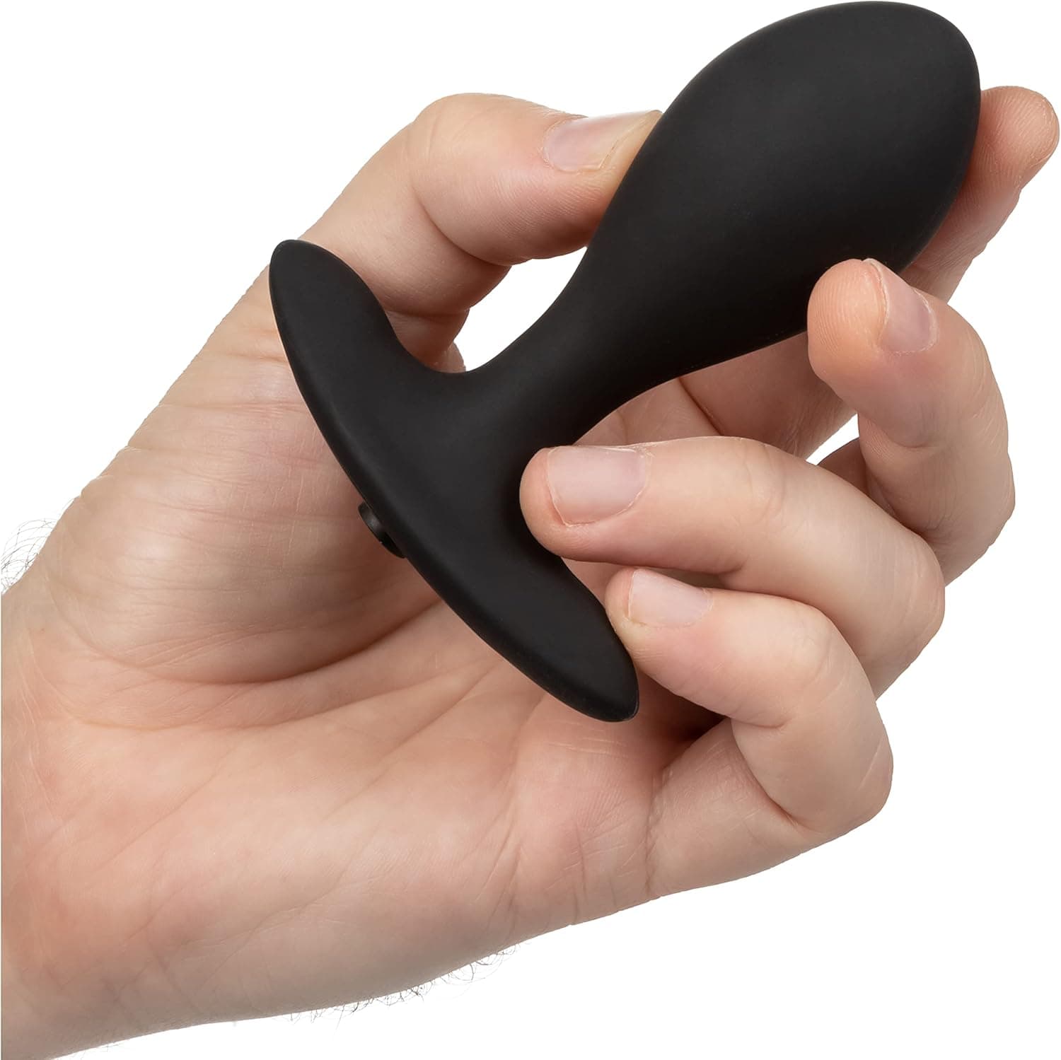 Plug anale gonfiabile pesante Colt silicone nero rimane gonfio anche senza tubo in prodotto Erosdom - Palmi, commercioVirtuoso.it