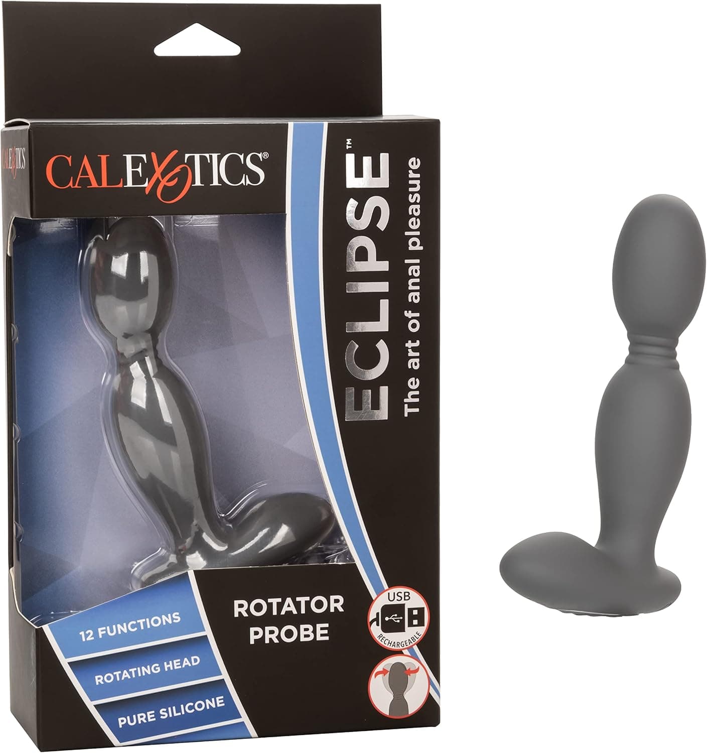 Plug Anale vibrante e testa rotante Eclipse Rotator stimolatore prostata 12 funzioni in prodotto Erosdom - Palmi, commercioVirtuoso.it