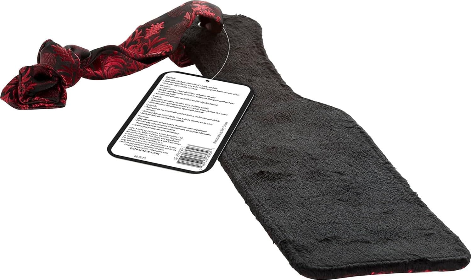 Sculacciatore Broccato Premium paddle rosso nero Bondage BDSM Fetish Fetish Calexotics in prodotto Erosdom - Palmi, commercioVirtuoso.it
