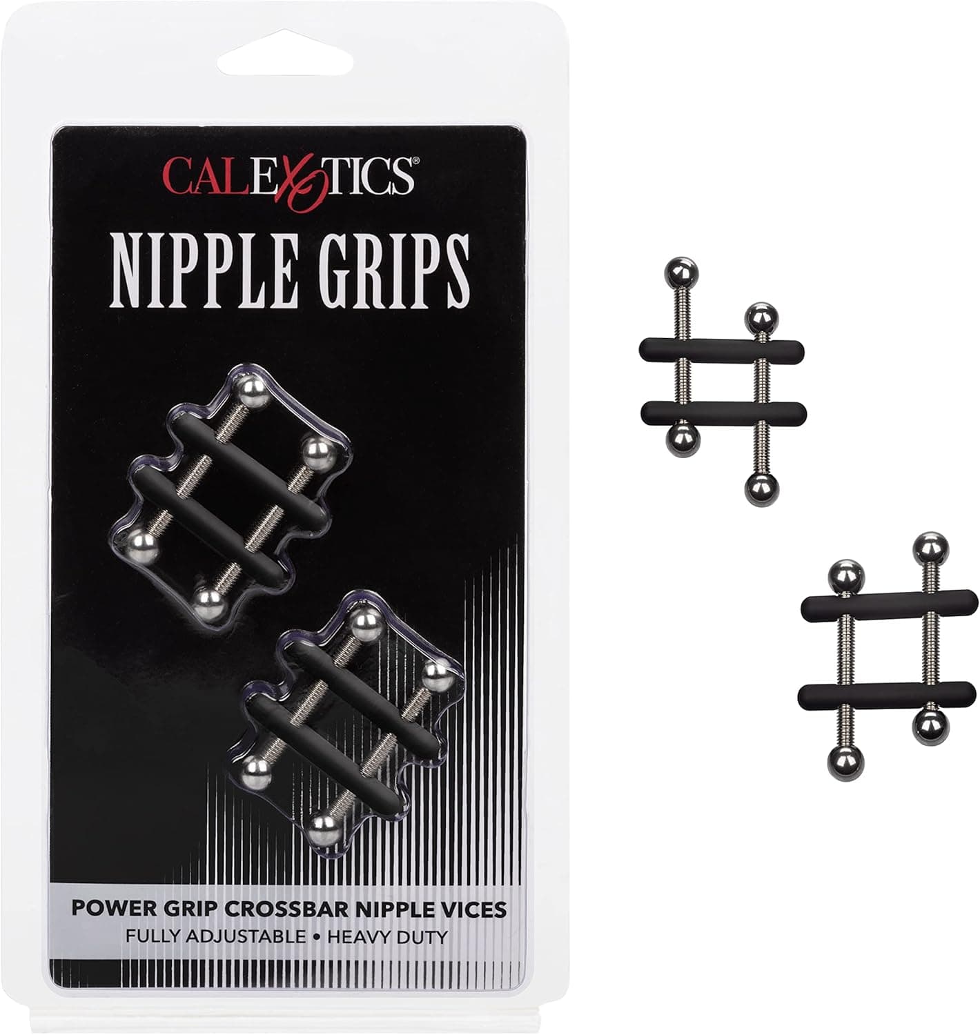CalExotics Nipple Grips Morsetti per Capezzoli Regolabili Bondage BDSM in prodotto Erosdom - Palmi, commercioVirtuoso.it