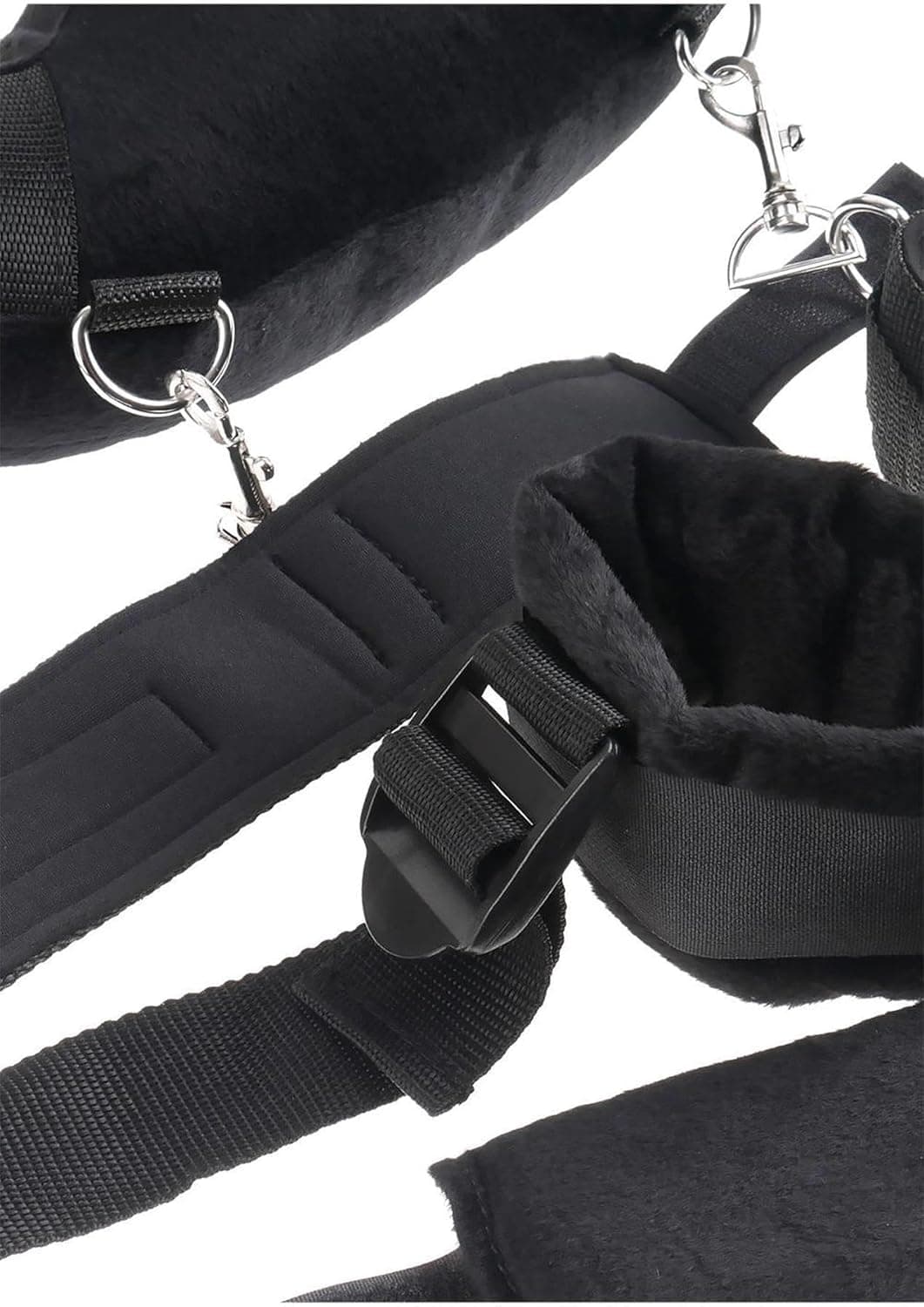 Bondage Master set blocco posizioni nero regolabile ideale per BDSM e fetish in prodotto Erosdom - Palmi, commercioVirtuoso.it