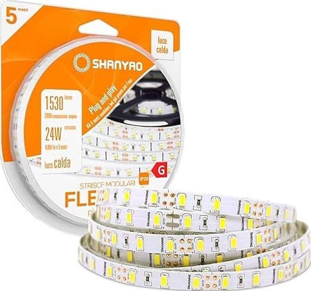 SHANYAO - SET 5 MT STRIP LED P&P 1530 LUM.L.C in Nastri LED Stockdoc - Terni, commercioVirtuoso.it